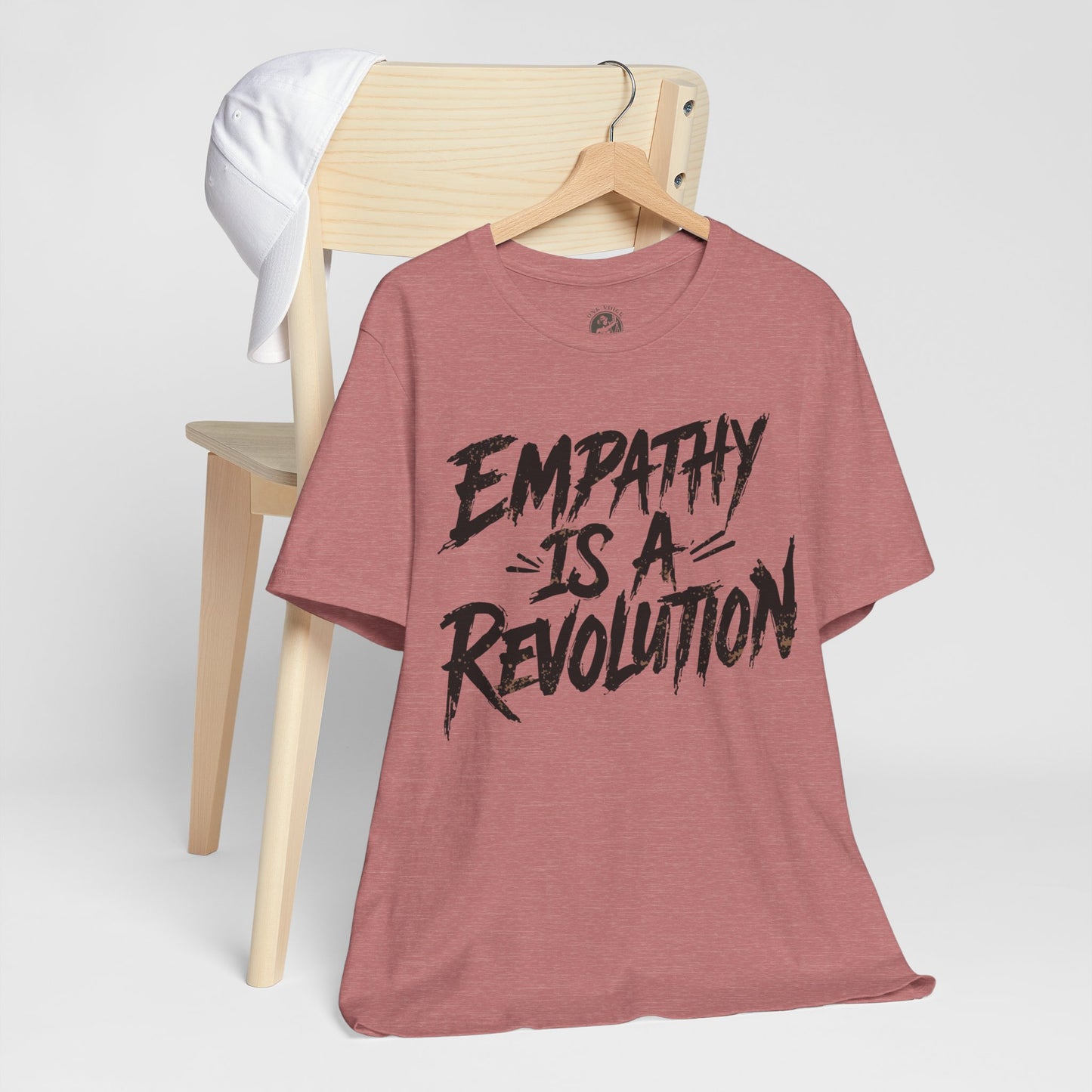 Empathy Is a Revolution T-Shirt | Unisex Short Sleeve Tee for Activism, Comfortable Casual Wear, Gift for Social Justice Enthusiasts