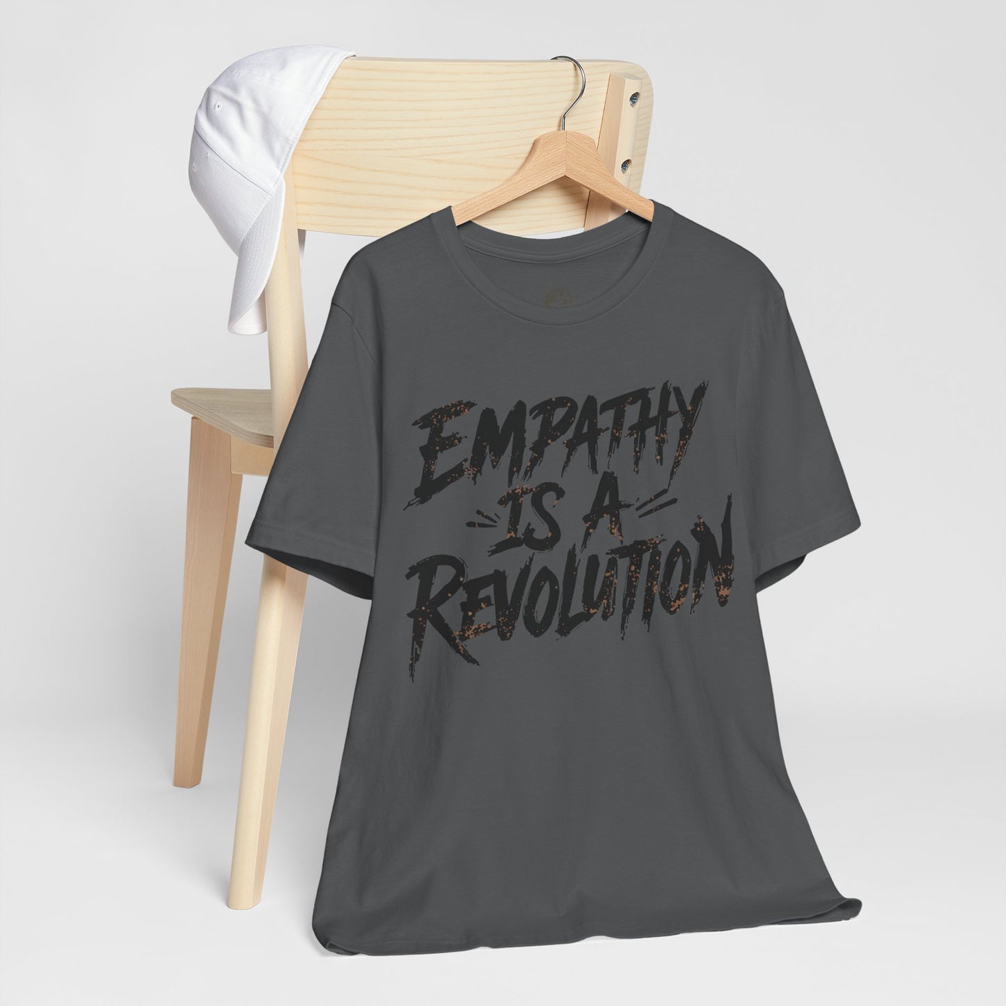 Empathy Is a Revolution T-Shirt | Unisex Short Sleeve Tee for Activism, Comfortable Casual Wear, Gift for Social Justice Enthusiasts
