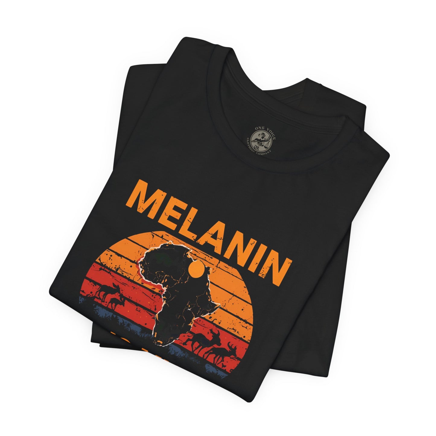Melanin Superpower Tee | Unisex Jersey Short Sleeve T-Shirt, Activism Apparel, Black Pride Statement Shirt, Gift for Social Justice Advocates