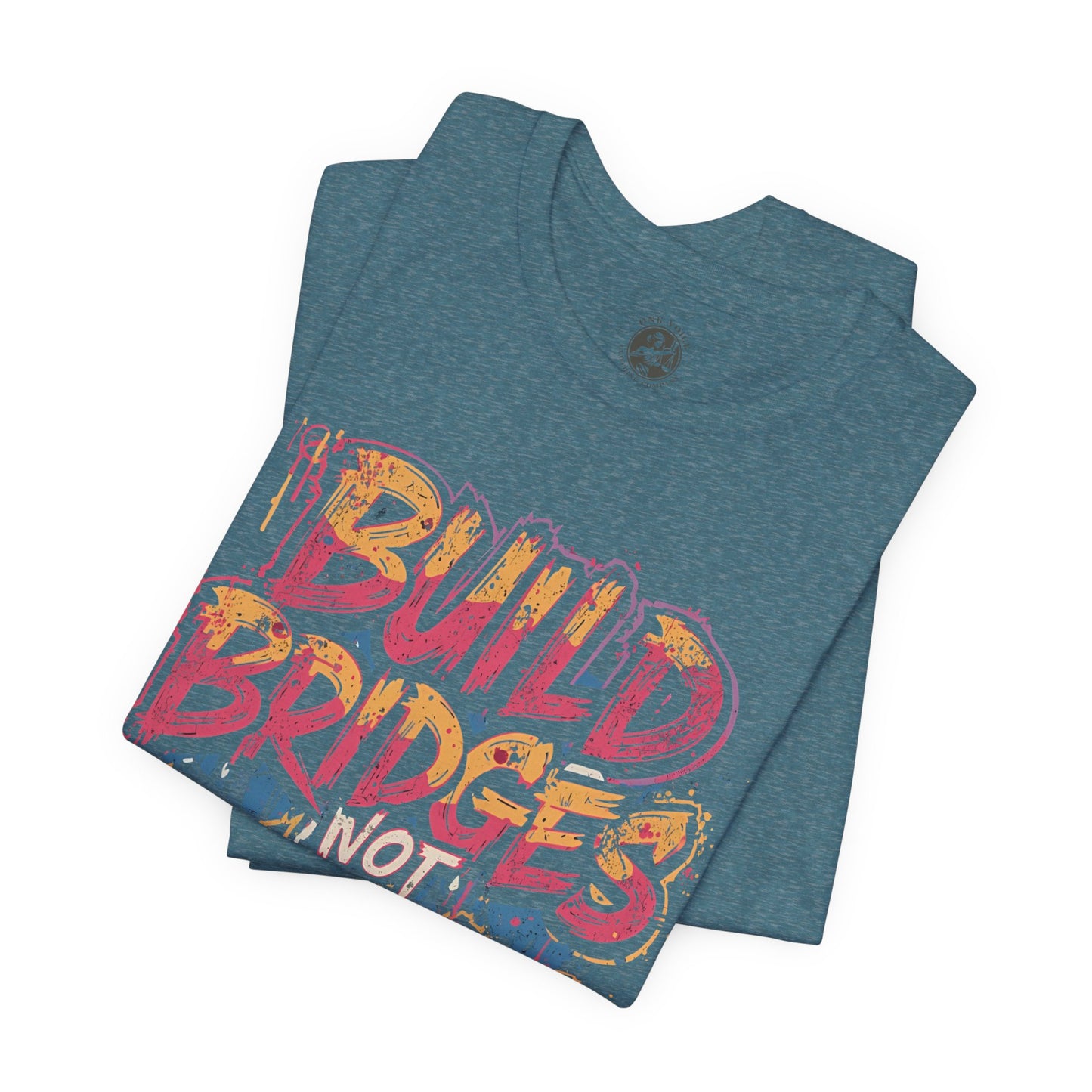 Build Bridges Not Walls T-Shirt | StatementWEAR Social Justice Tee, Unisex Activism Shirt, Equality Graphic Tee