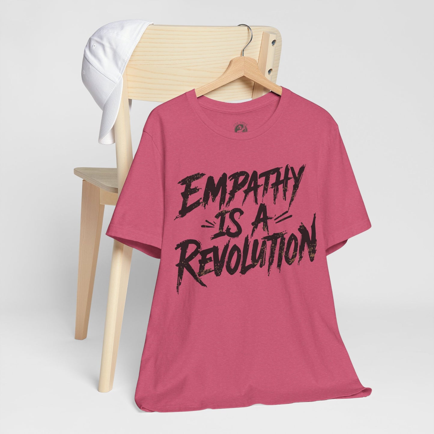 Empathy Is a Revolution T-Shirt | Unisex Short Sleeve Tee for Activism, Comfortable Casual Wear, Gift for Social Justice Enthusiasts