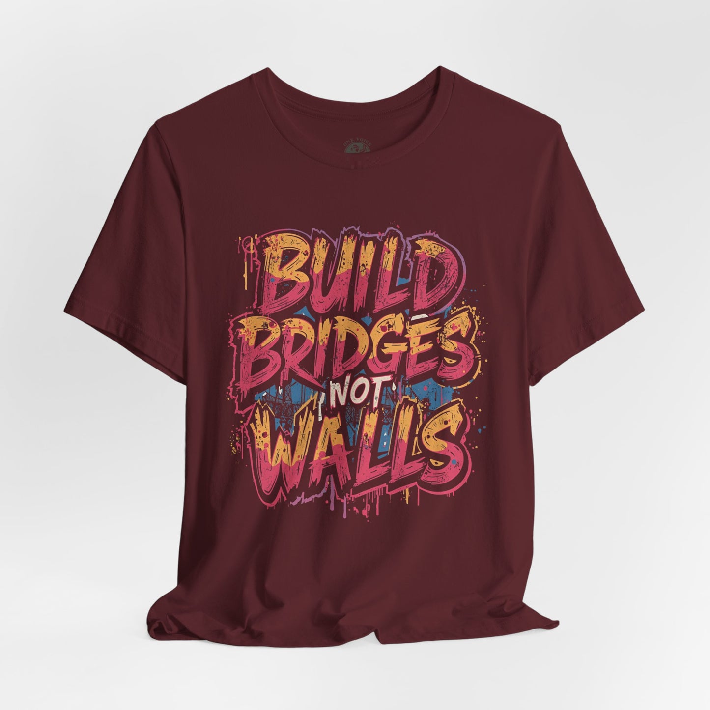 Build Bridges Not Walls T-Shirt | StatementWEAR Social Justice Tee, Unisex Activism Shirt, Equality Graphic Tee