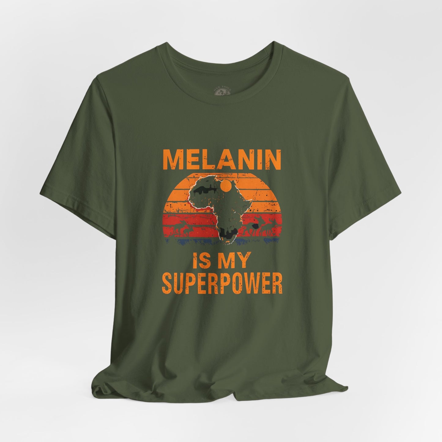 Melanin Superpower Tee | Unisex Jersey Short Sleeve T-Shirt, Activism Apparel, Black Pride Statement Shirt, Gift for Social Justice Advocates