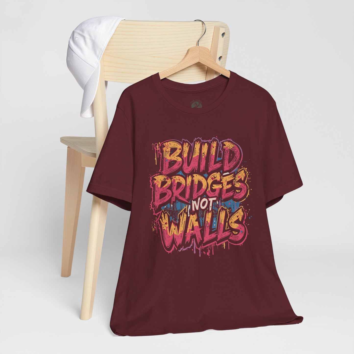 Build Bridges Not Walls T-Shirt | StatementWEAR Social Justice Tee, Unisex Activism Shirt, Equality Graphic Tee
