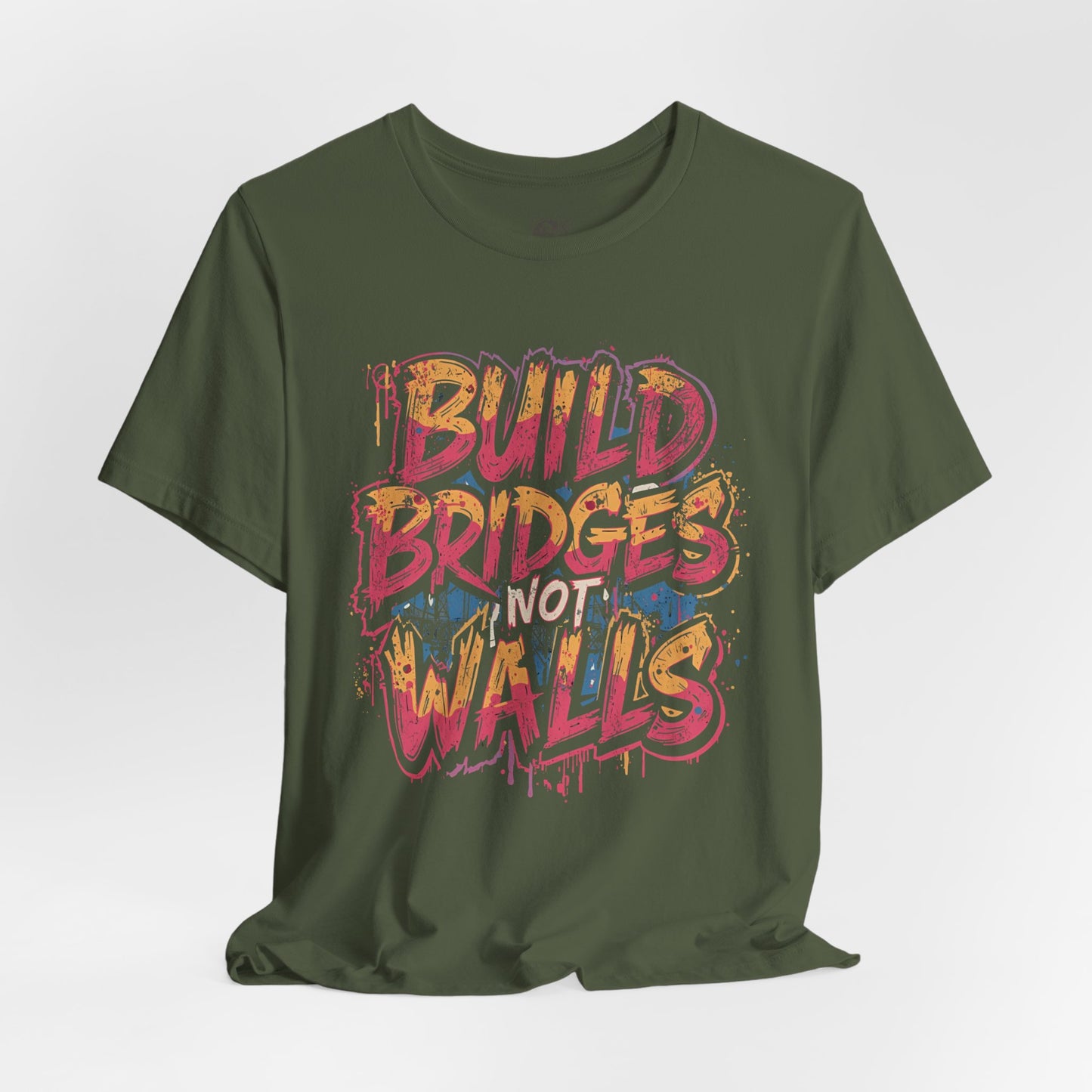 Build Bridges Not Walls T-Shirt | StatementWEAR Social Justice Tee, Unisex Activism Shirt, Equality Graphic Tee
