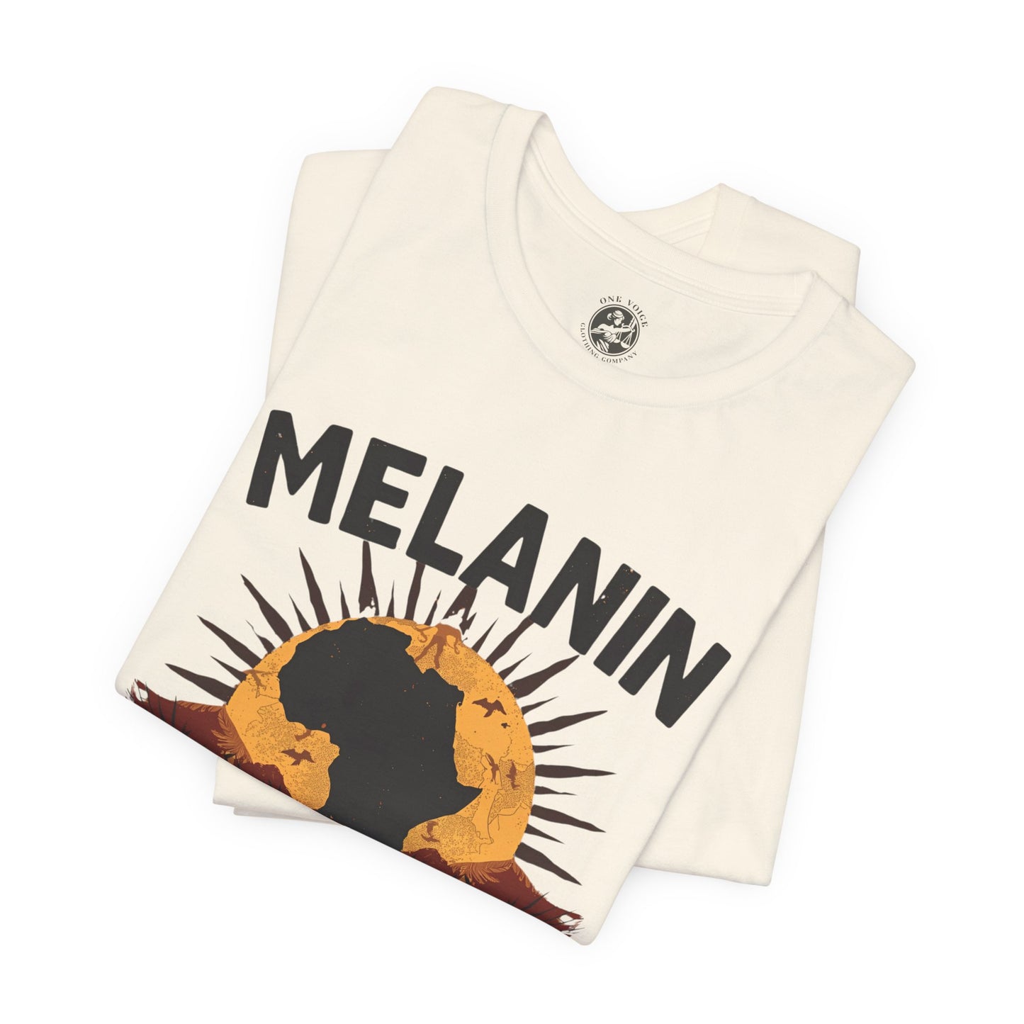 Melanin Strong – Unisex Jersey Short Sleeve Shirt | Empowerment Tee | Black History Month Apparel | Statement Shirt | Gift for Activists