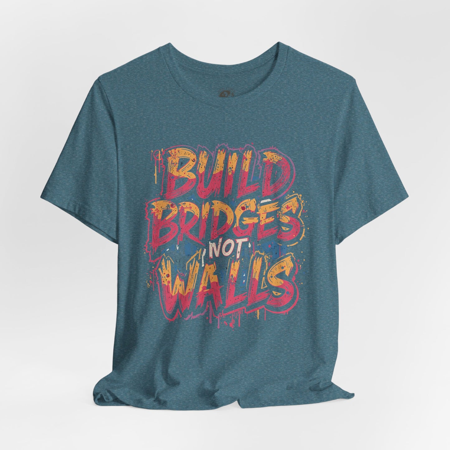 Build Bridges Not Walls T-Shirt | StatementWEAR Social Justice Tee, Unisex Activism Shirt, Equality Graphic Tee