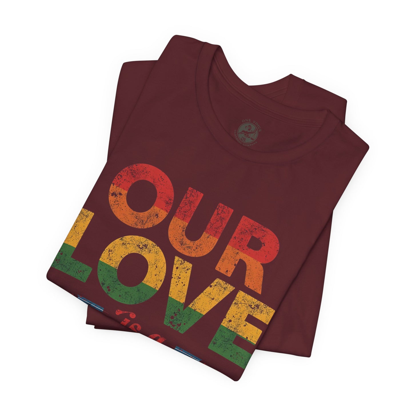 Our Love Is a Revolution Tee | Unisex Pride T-Shirt, LGBTQ+ Equality Apparel, Love Is Love Statement Shirt, Gift for Allies, Casual Wear