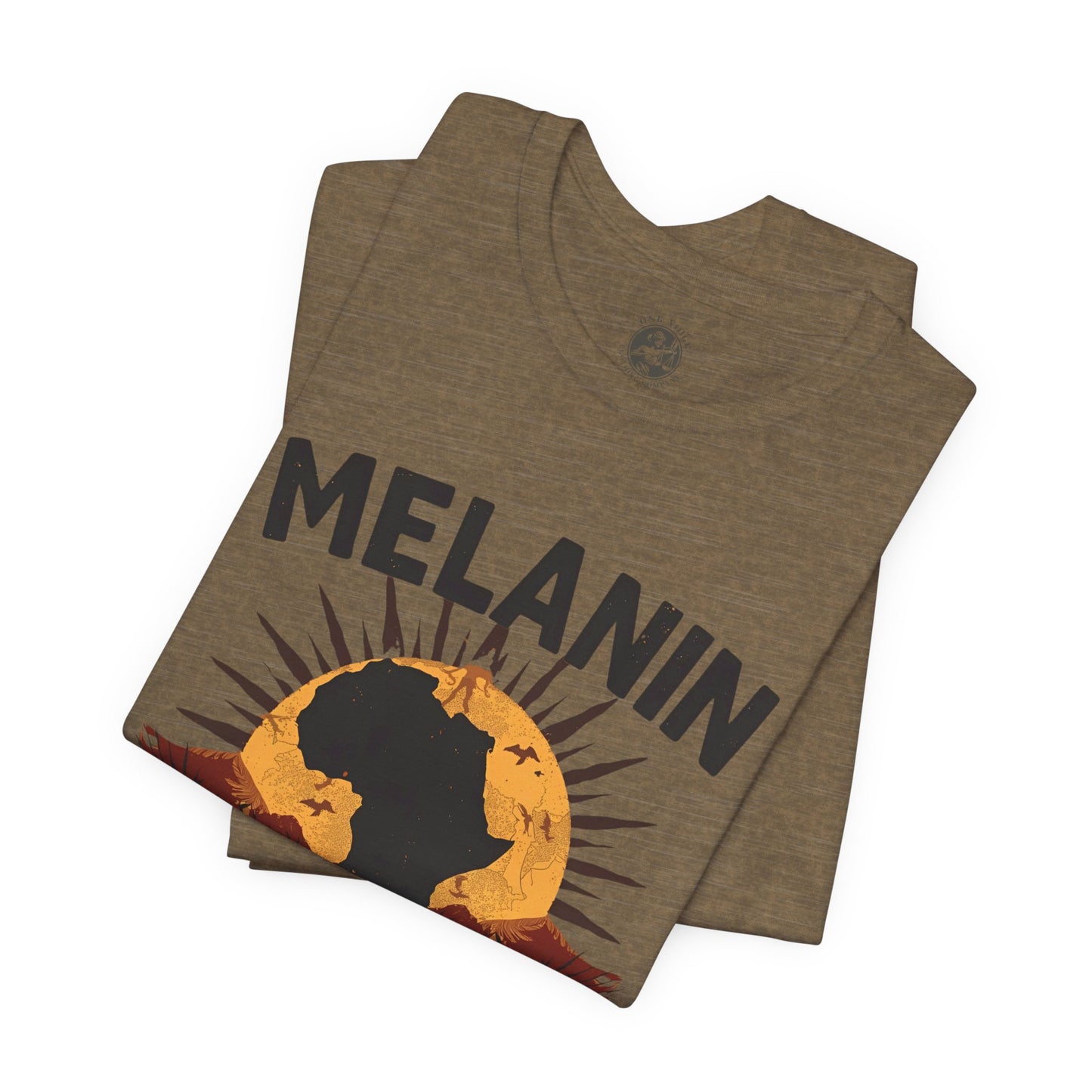 Melanin Strong – Unisex Jersey Short Sleeve Shirt | Empowerment Tee | Black History Month Apparel | Statement Shirt | Gift for Activists