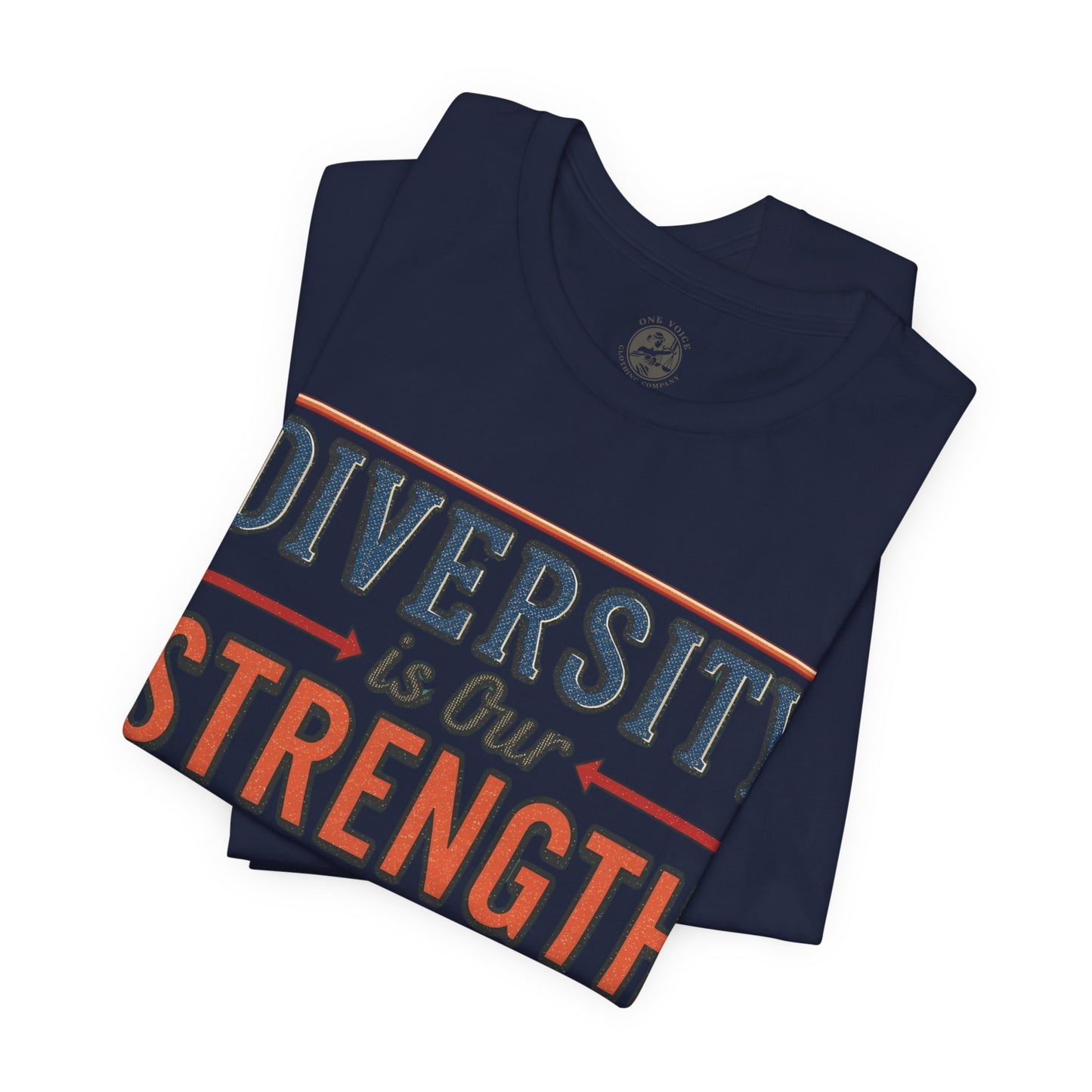 Diversity is Our Strength – Unisex T-Shirt | Equality Message Short Sleeve Tee | Pride Event Shirt | Casual Wear | Gifts for Friends & Allies