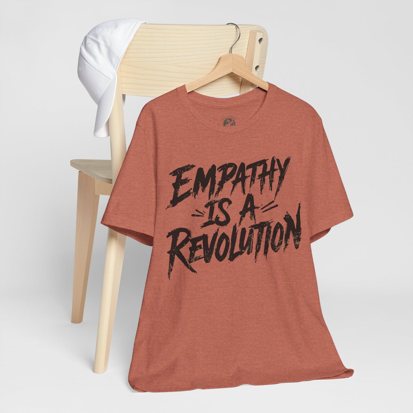 Empathy Is a Revolution T-Shirt | Unisex Short Sleeve Tee for Activism, Comfortable Casual Wear, Gift for Social Justice Enthusiasts