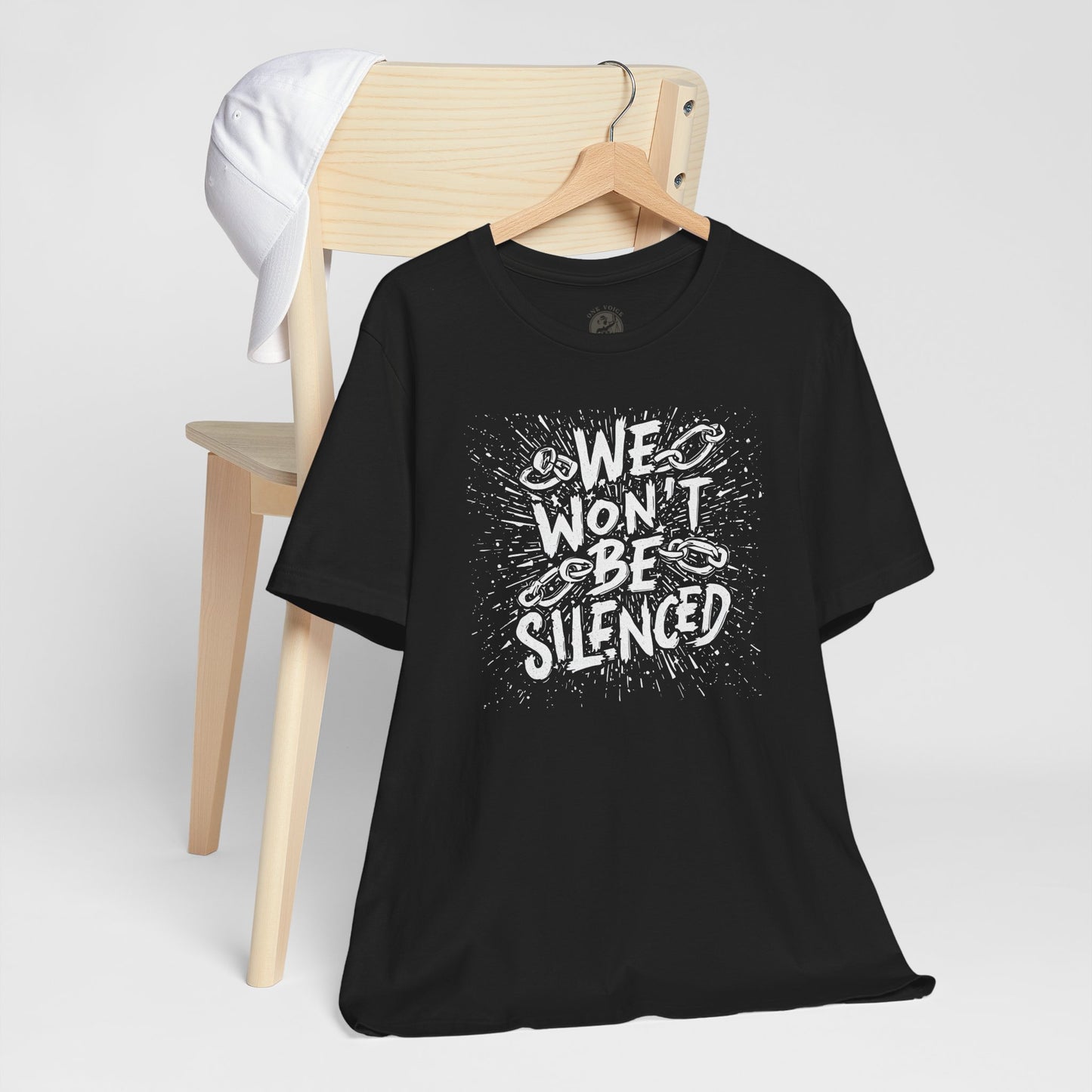 We Won’t Be Silenced Tee – Unisex StatementWEAR Graphic Shirt for Activists, Protest Apparel, Social Justice Gift, Political Statement T-Shirt