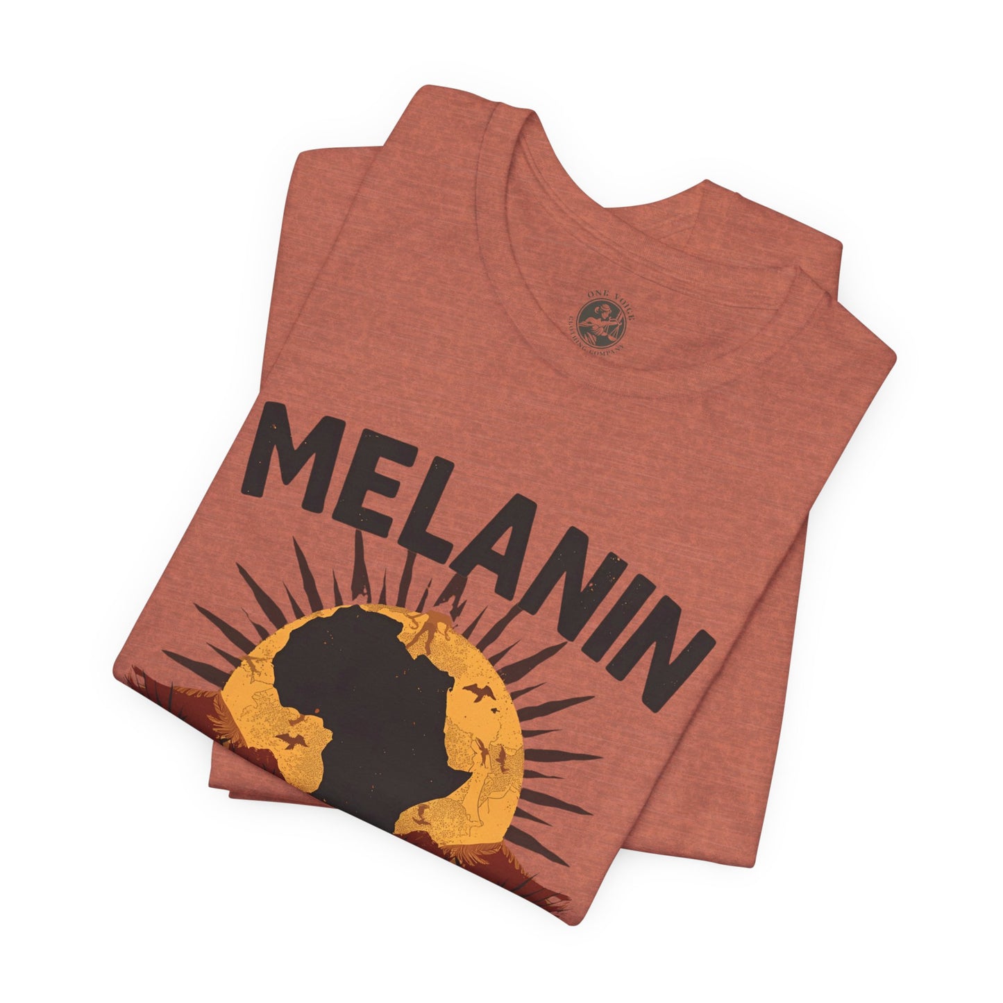 Melanin Strong – Unisex Jersey Short Sleeve Shirt | Empowerment Tee | Black History Month Apparel | Statement Shirt | Gift for Activists