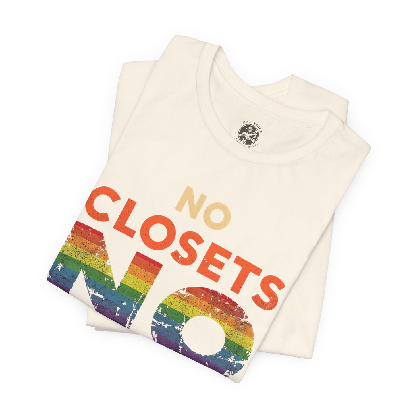 No Closets No Limits – Pride-Themed Unisex Tee | LGBTQ+ Shirt | Gay Pride Apparel | Equality T-Shirt | StatementWEAR | Comfortable Everyday Wear