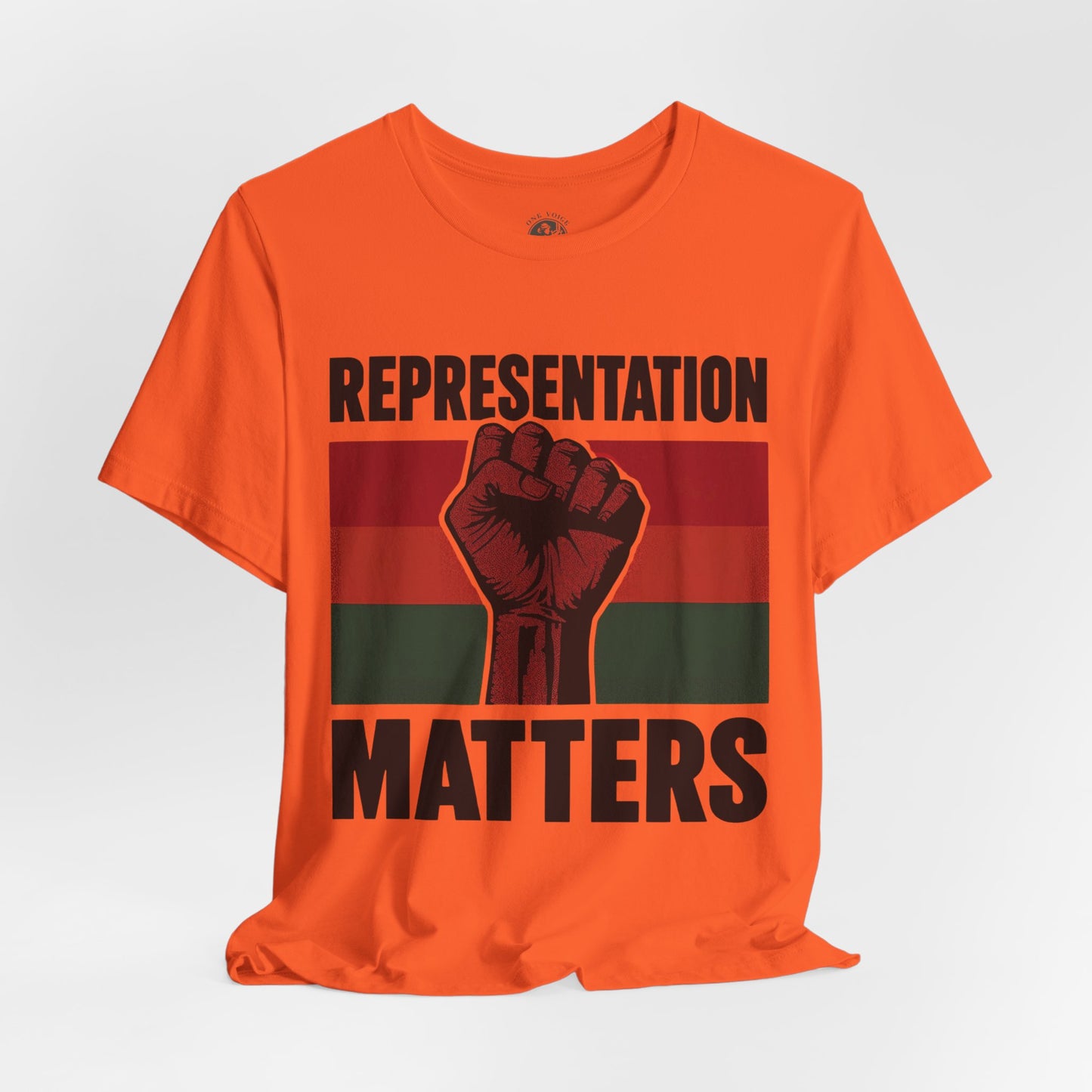 Representation Matters – Unisex Tee | Statement Shirt for Advocacy & Awareness | Black History Month Apparel | Gift for Activists | Casual Wear
