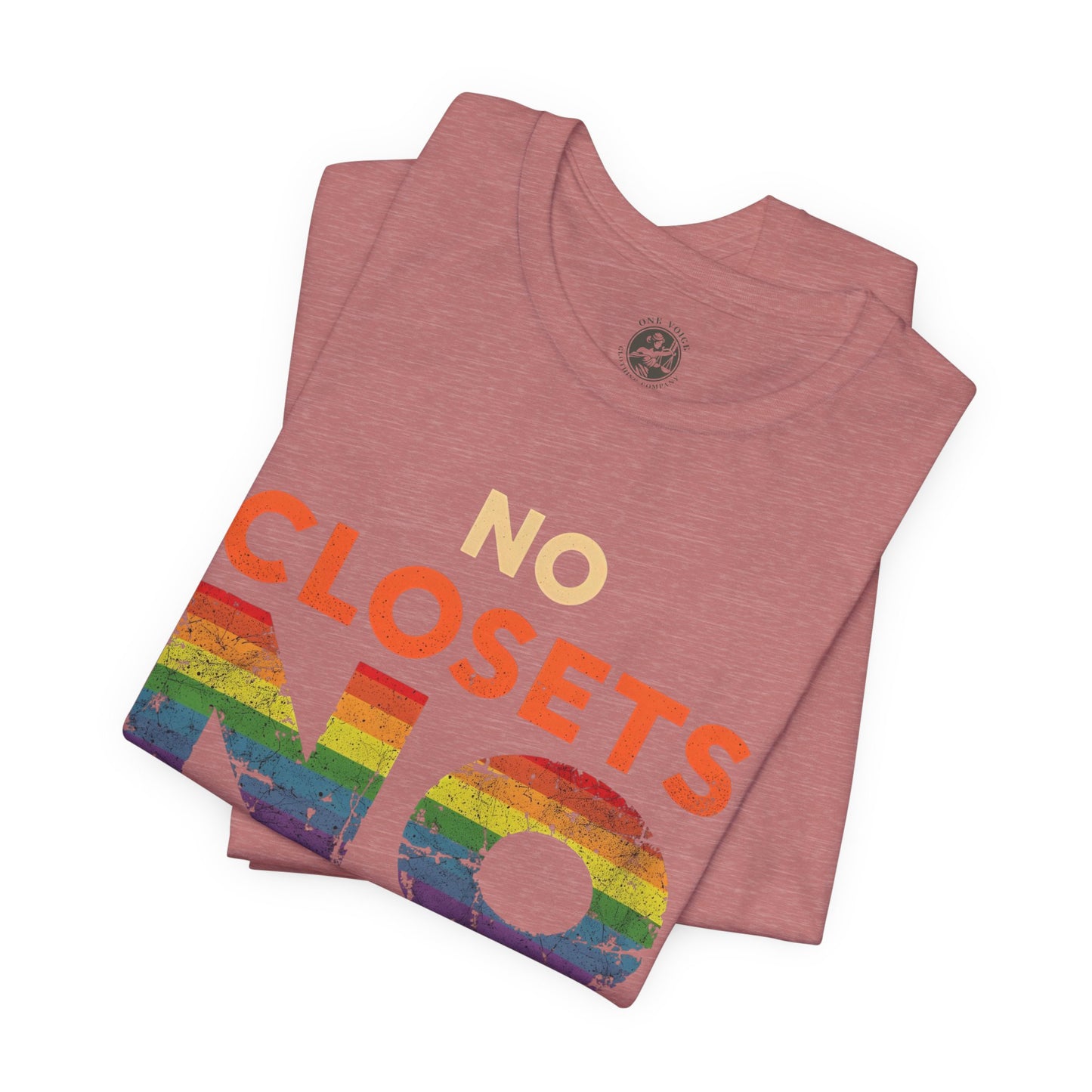 No Closets No Limits – Pride-Themed Unisex Tee | LGBTQ+ Shirt | Gay Pride Apparel | Equality T-Shirt | StatementWEAR | Comfortable Everyday Wear