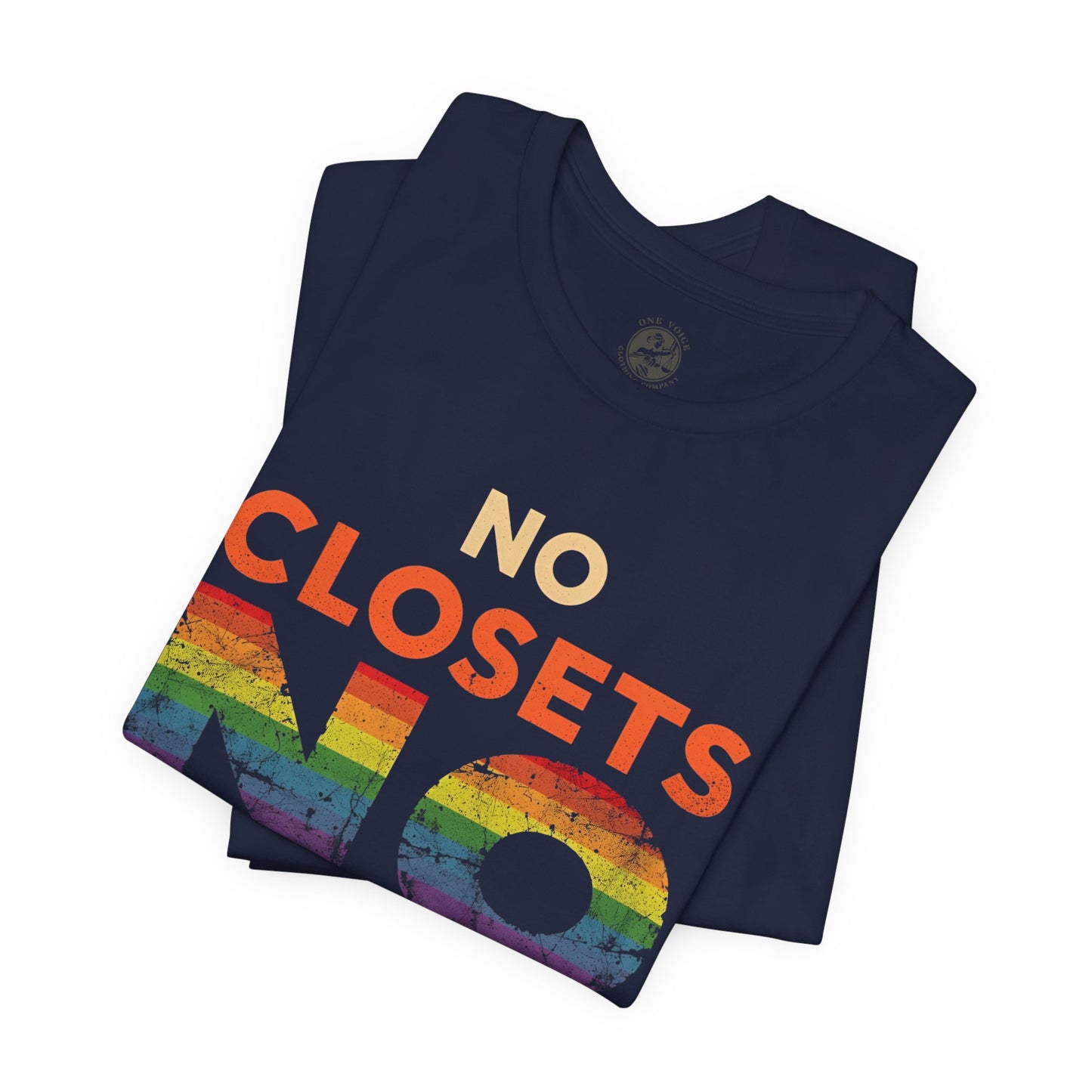 No Closets No Limits – Pride-Themed Unisex Tee | LGBTQ+ Shirt | Gay Pride Apparel | Equality T-Shirt | StatementWEAR | Comfortable Everyday Wear