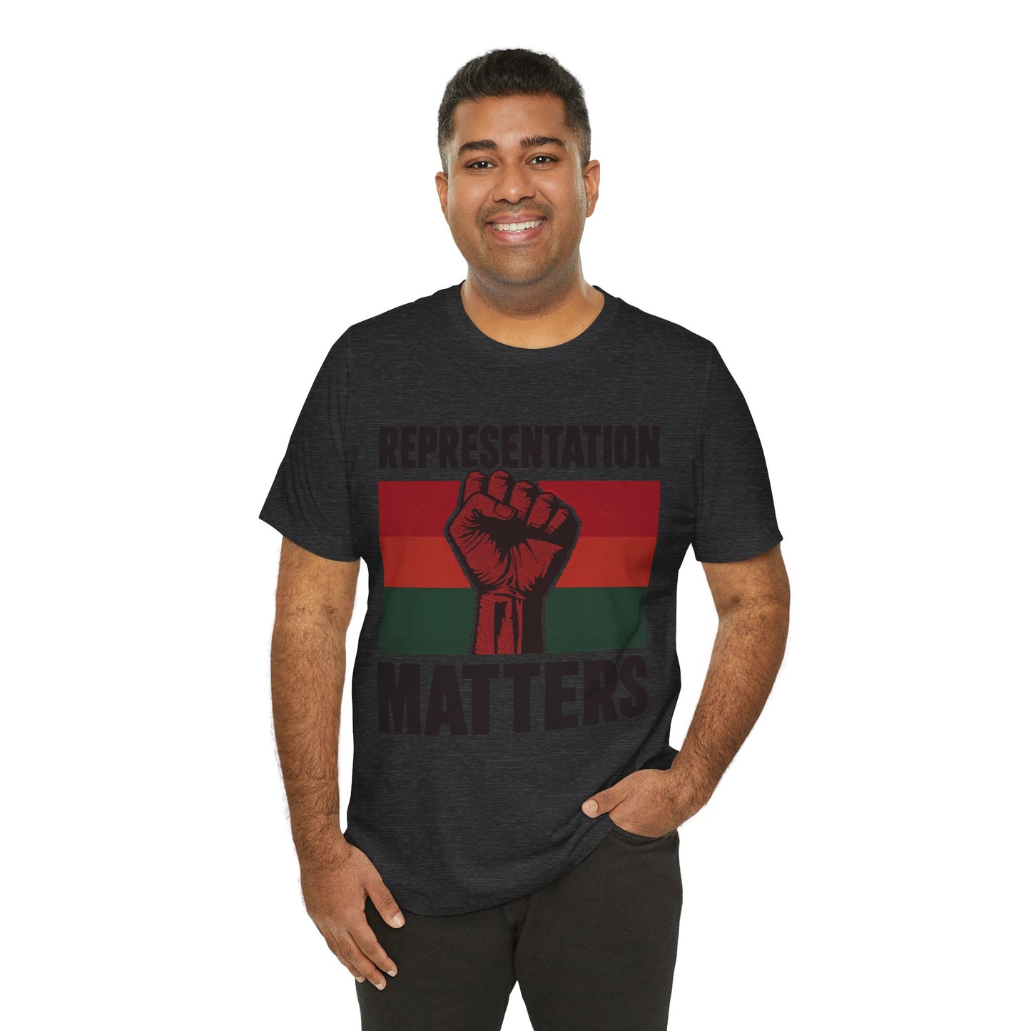 Representation Matters – Unisex Tee | Statement Shirt for Advocacy & Awareness | Black History Month Apparel | Gift for Activists | Casual Wear