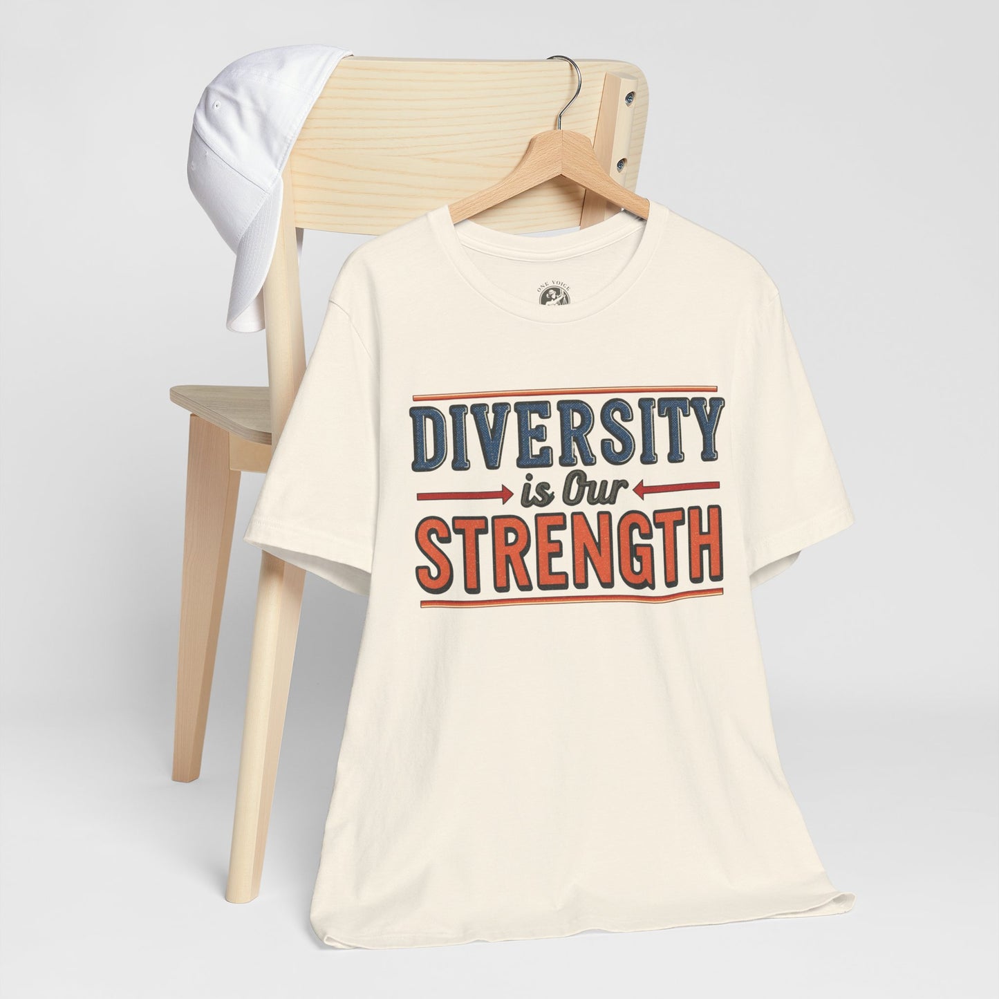 Diversity is Our Strength – Unisex T-Shirt | Equality Message Short Sleeve Tee | Pride Event Shirt | Casual Wear | Gifts for Friends & Allies