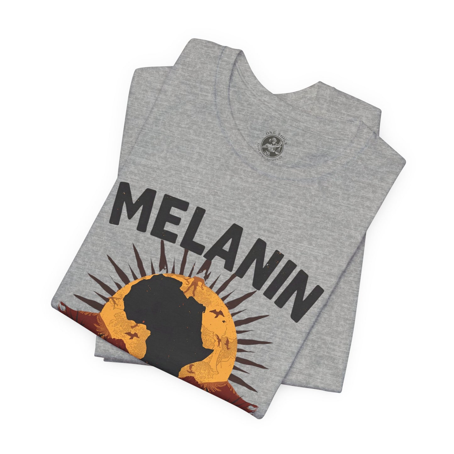 Melanin Strong – Unisex Jersey Short Sleeve Shirt | Empowerment Tee | Black History Month Apparel | Statement Shirt | Gift for Activists