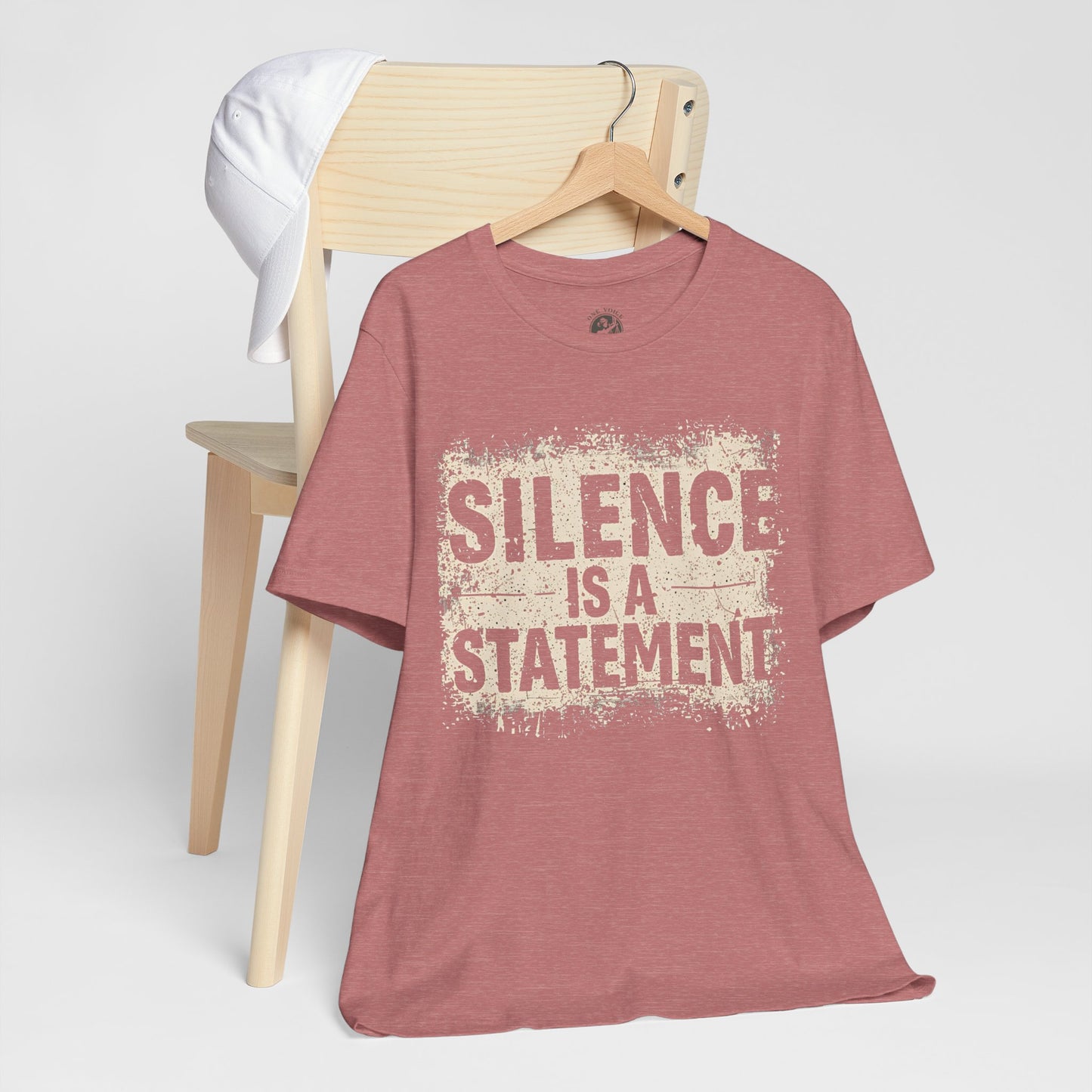 Silence is a Statement – Unisex Jersey Tee | Inspirational T-Shirt | Protest Shirt | Social Justice Apparel | Gift for Activists | Casual Wear