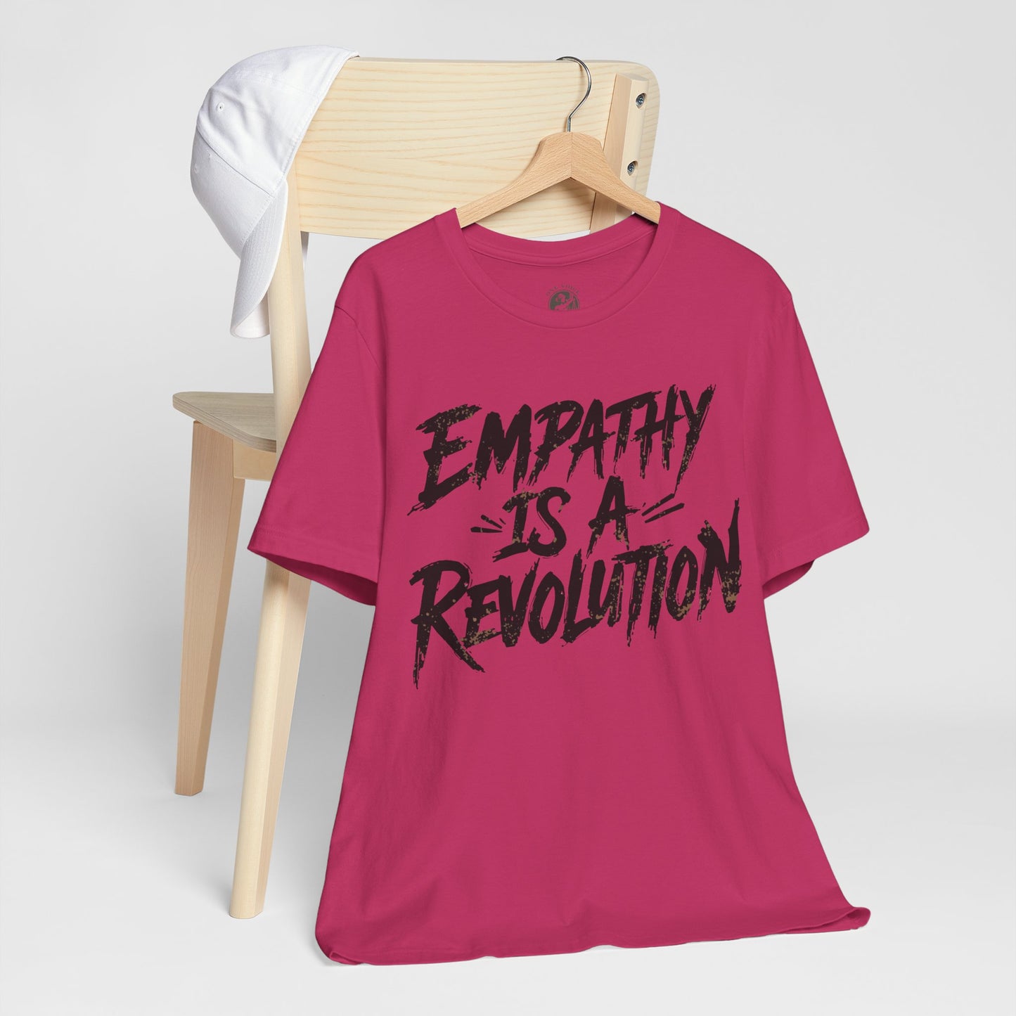 Empathy Is a Revolution T-Shirt | Unisex Short Sleeve Tee for Activism, Comfortable Casual Wear, Gift for Social Justice Enthusiasts