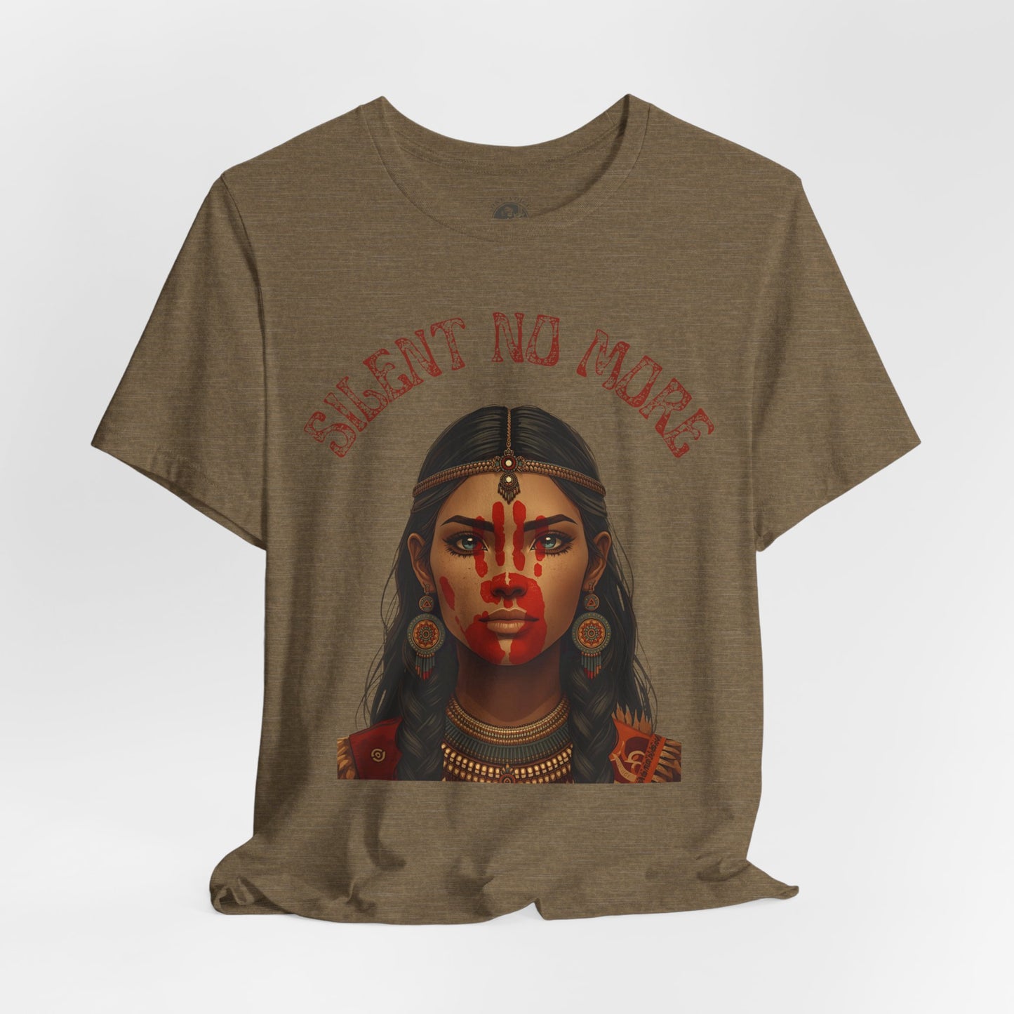Silent No More Tee – Unisex MelaninWEAR Graphic Shirt Honoring Indigenous Women, Cultural Pride, and Empowered Voices