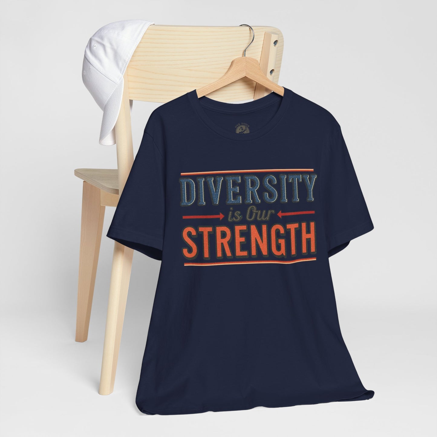 Diversity is Our Strength – Unisex T-Shirt | Equality Message Short Sleeve Tee | Pride Event Shirt | Casual Wear | Gifts for Friends & Allies