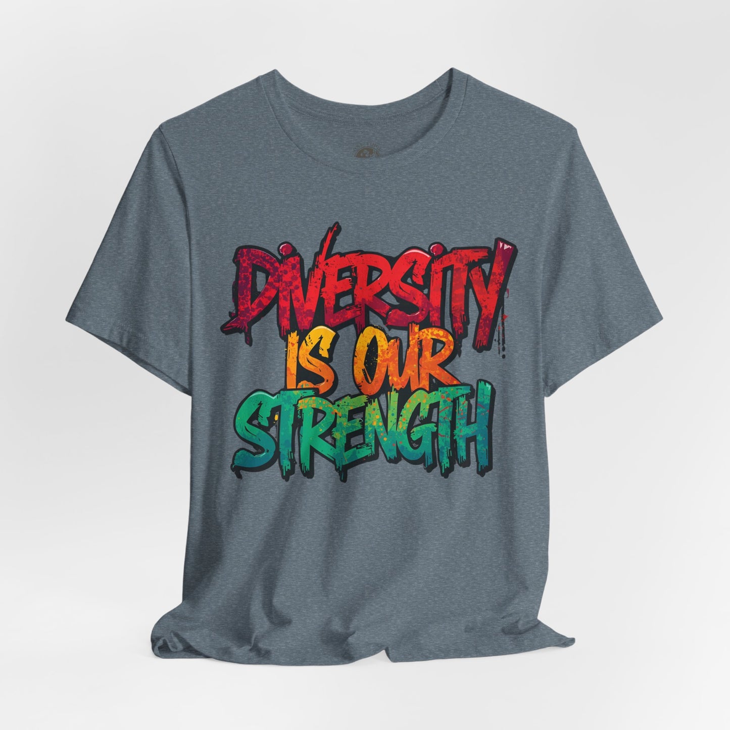 Diversity is Our Strength Tee – Unisex Jersey Short Sleeve T-Shirt | Inclusive Apparel | Social Justice Shirt | Gift for Activists | Colorful Equality Wear