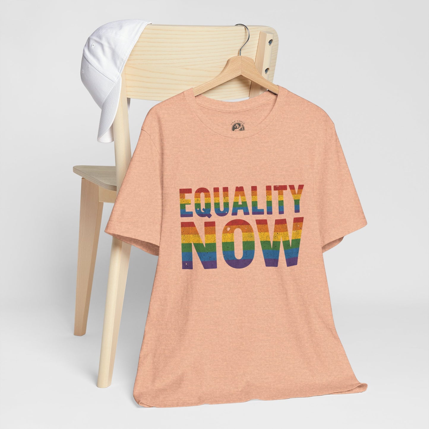 Equality Now – Unisex Jersey Tee | Pride T-Shirt | LGBTQ+ Apparel | Equality Statement Shirt | Comfortable Casual Wear | Gift for Activists