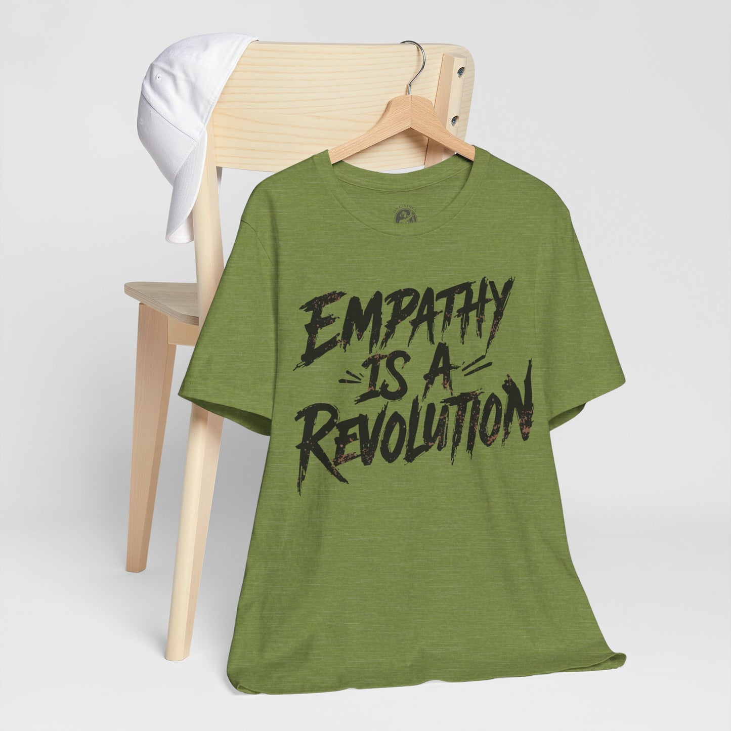 Empathy Is a Revolution T-Shirt | Unisex Short Sleeve Tee for Activism, Comfortable Casual Wear, Gift for Social Justice Enthusiasts