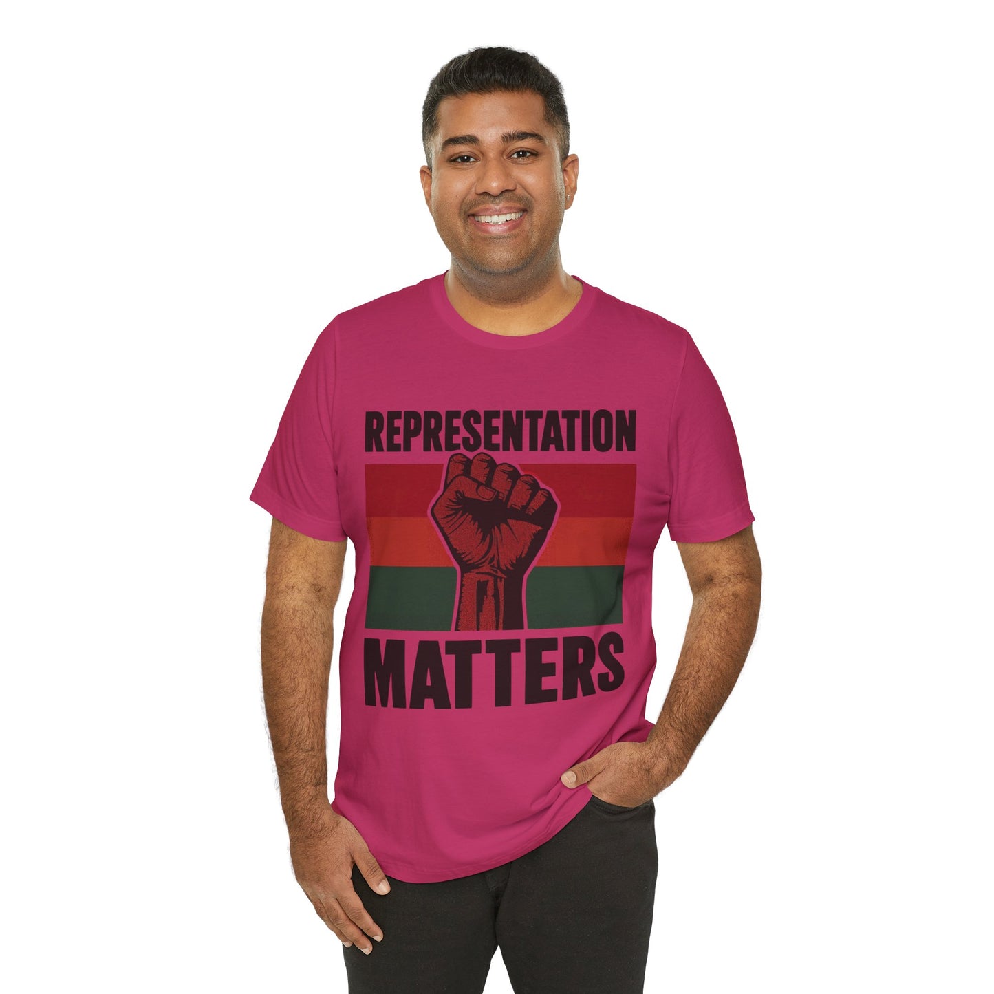 Representation Matters – Unisex Tee | Statement Shirt for Advocacy & Awareness | Black History Month Apparel | Gift for Activists | Casual Wear