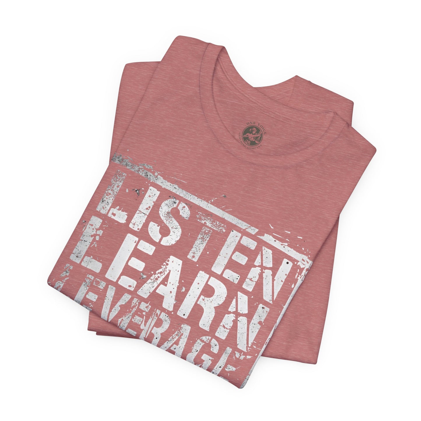 Listen, Learn Leverage Your Privilege for Good – Unisex Jersey Short Sleeve Shirt | Activism T-Shirt | Social Justice Apparel | Casual Wear | Gift for Advocates