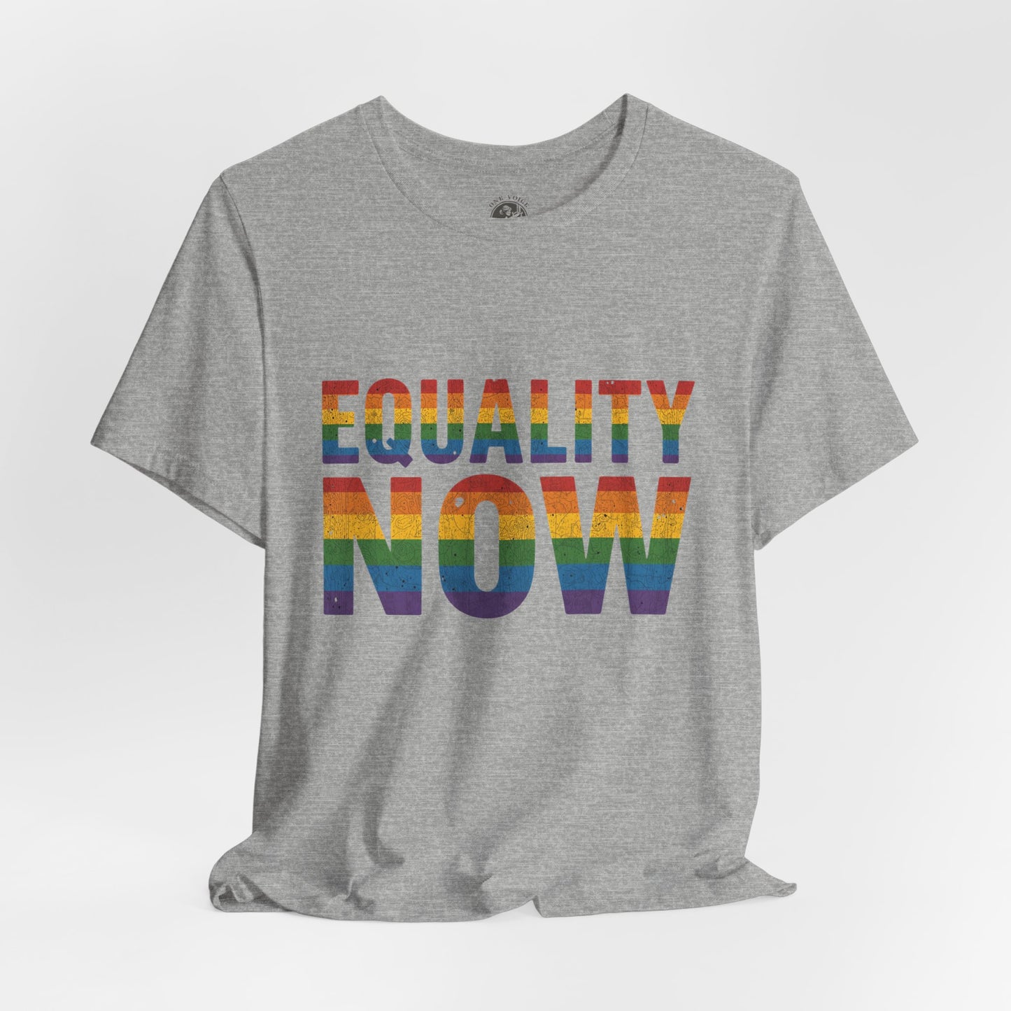 Equality Now – Unisex Jersey Tee | Pride T-Shirt | LGBTQ+ Apparel | Equality Statement Shirt | Comfortable Casual Wear | Gift for Activists