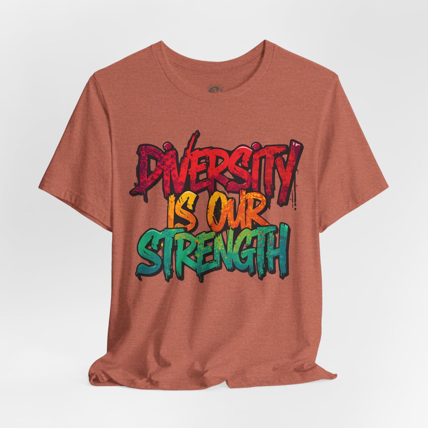 Diversity is Our Strength Tee – Unisex Jersey Short Sleeve T-Shirt | Inclusive Apparel | Social Justice Shirt | Gift for Activists | Colorful Equality Wear