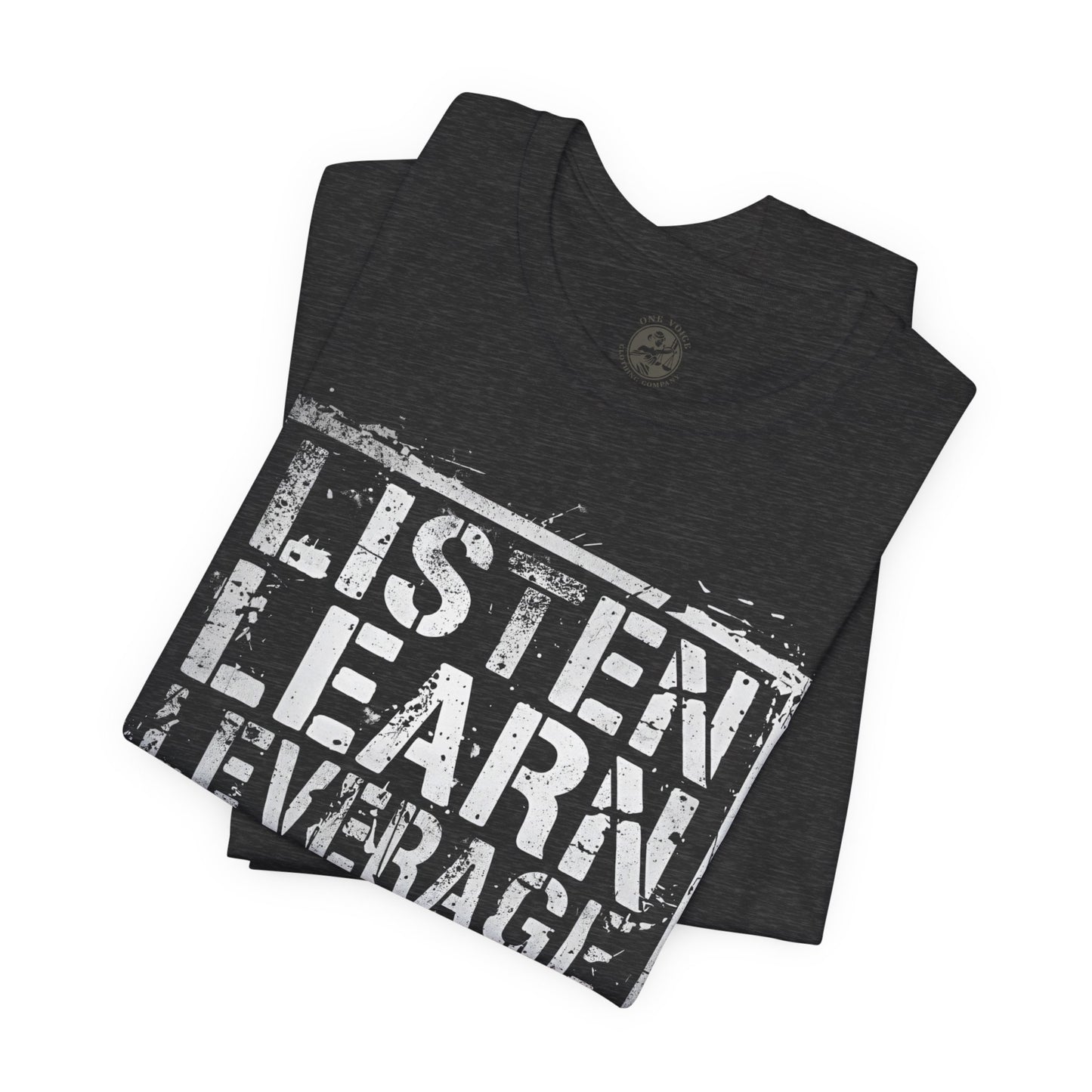 Listen, Learn Leverage Your Privilege for Good – Unisex Jersey Short Sleeve Shirt | Activism T-Shirt | Social Justice Apparel | Casual Wear | Gift for Advocates