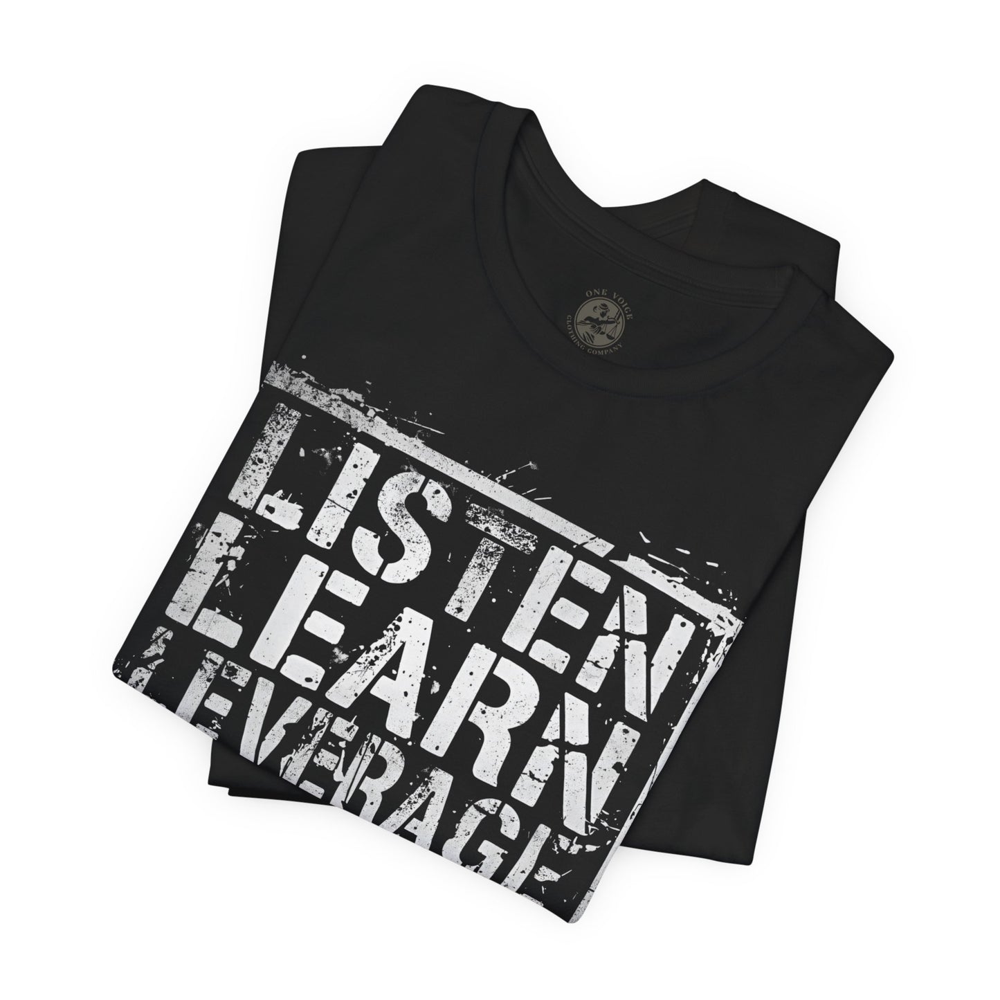 Listen, Learn Leverage Your Privilege for Good – Unisex Jersey Short Sleeve Shirt | Activism T-Shirt | Social Justice Apparel | Casual Wear | Gift for Advocates