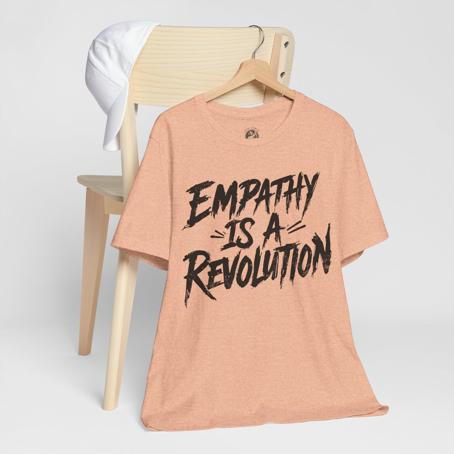 Empathy Is a Revolution T-Shirt | Unisex Short Sleeve Tee for Activism, Comfortable Casual Wear, Gift for Social Justice Enthusiasts