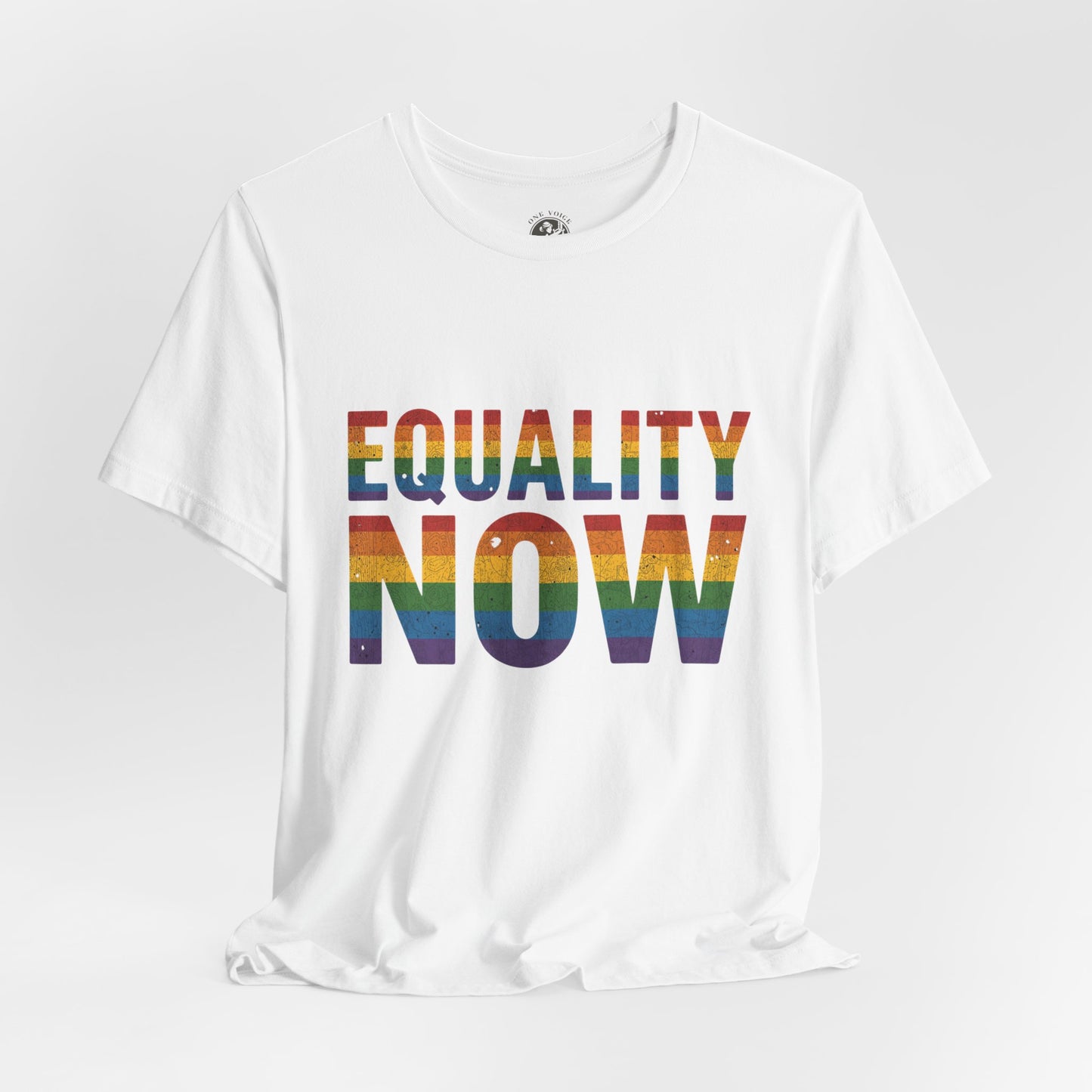 Equality Now – Unisex Jersey Tee | Pride T-Shirt | LGBTQ+ Apparel | Equality Statement Shirt | Comfortable Casual Wear | Gift for Activists
