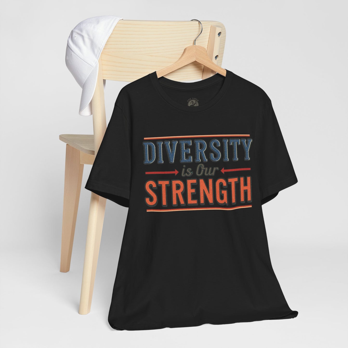 Diversity is Our Strength – Unisex T-Shirt | Equality Message Short Sleeve Tee | Pride Event Shirt | Casual Wear | Gifts for Friends & Allies