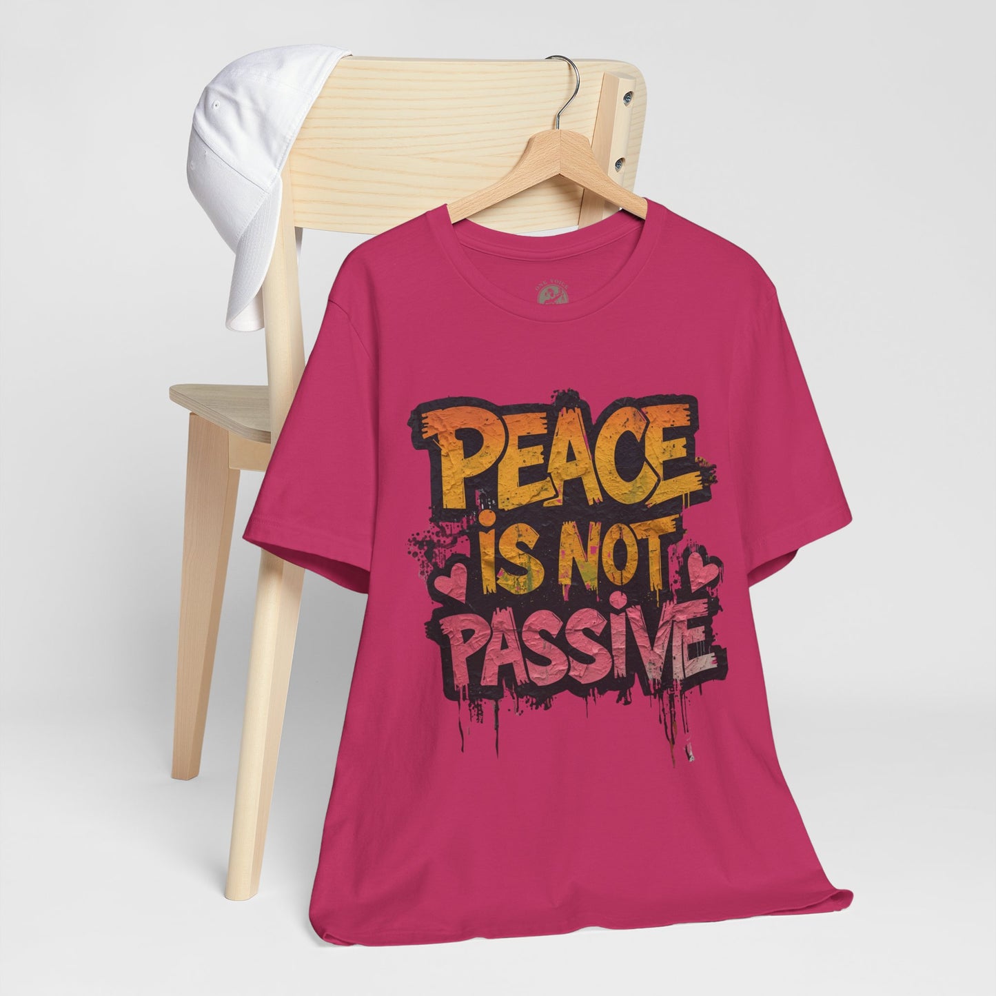Peace is Not Passive Unisex T-Shirt - Statement Tee, Gift for Activists, Casual Wear, Everyday Style, Eco-Friendly Fashion