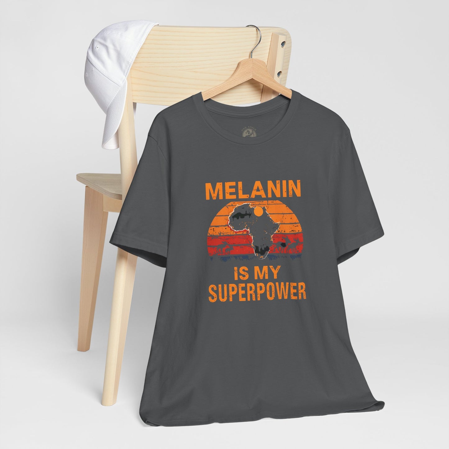 Melanin Superpower Tee | Unisex Jersey Short Sleeve T-Shirt, Activism Apparel, Black Pride Statement Shirt, Gift for Social Justice Advocates