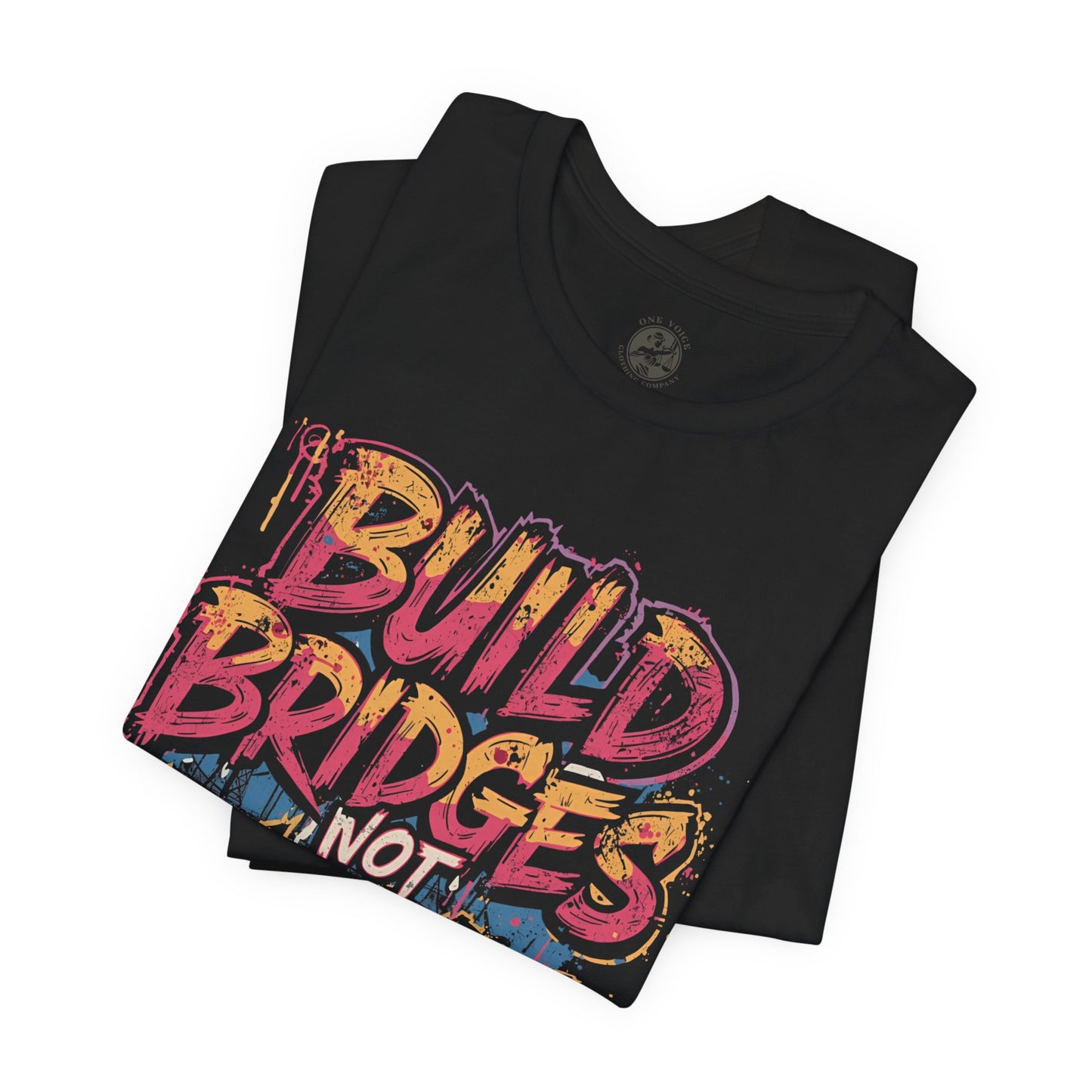 Build Bridges Not Walls T-Shirt | StatementWEAR Social Justice Tee, Unisex Activism Shirt, Equality Graphic Tee