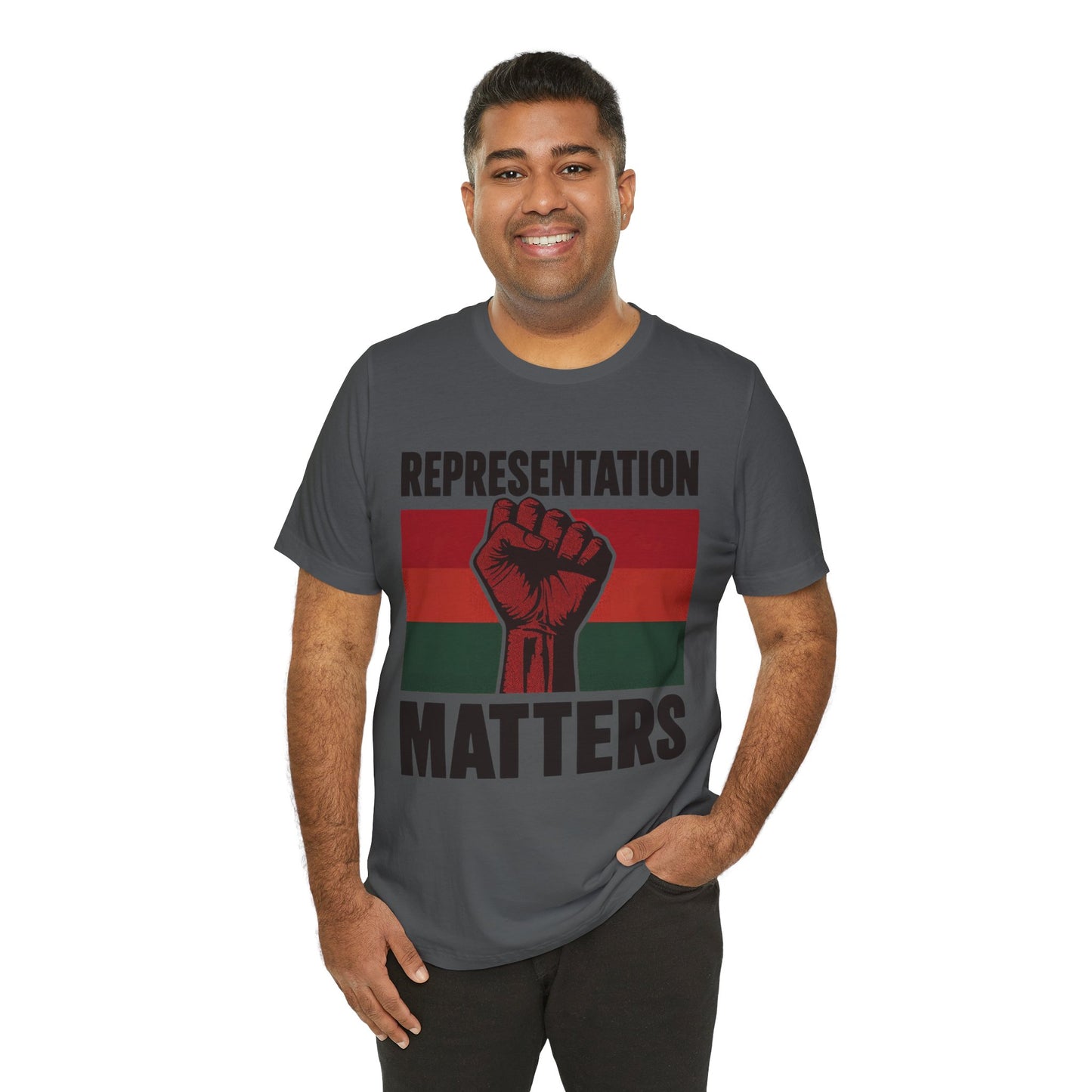 Representation Matters – Unisex Tee | Statement Shirt for Advocacy & Awareness | Black History Month Apparel | Gift for Activists | Casual Wear