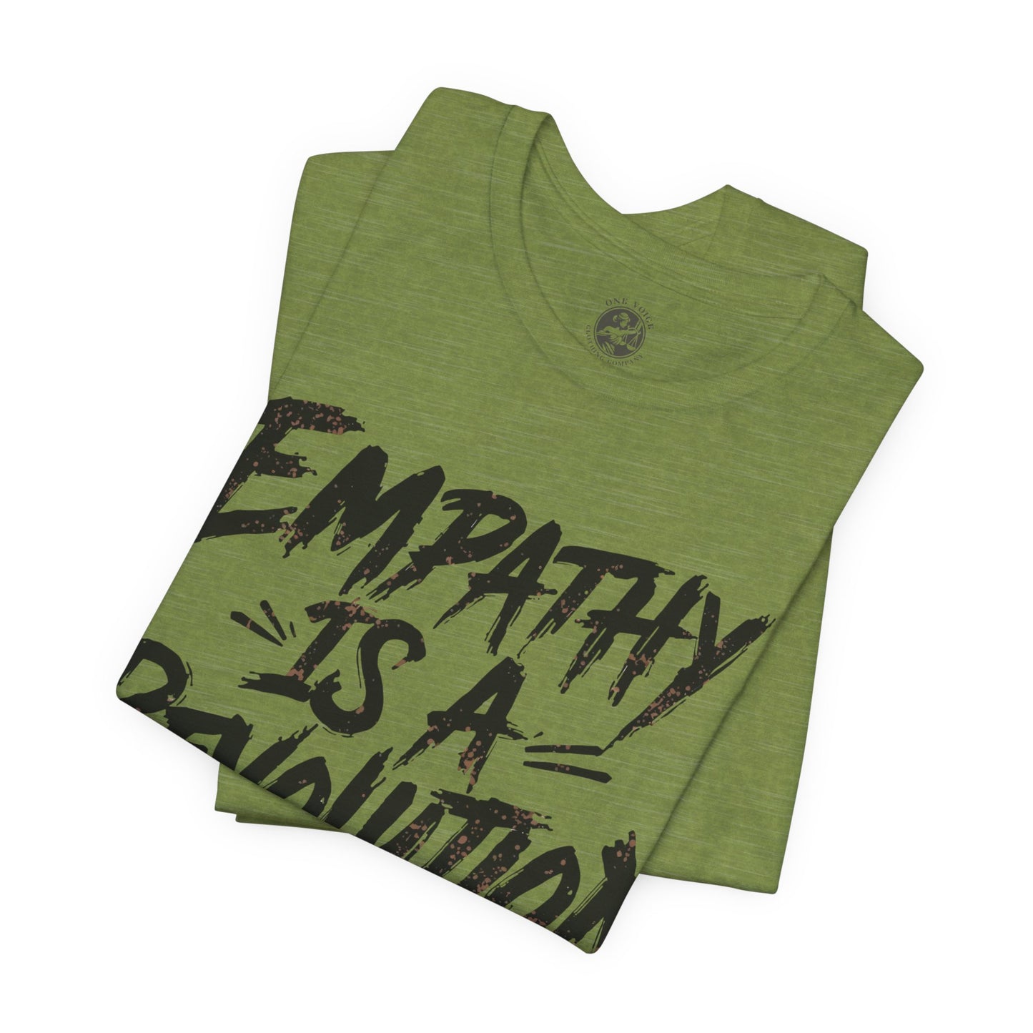 Empathy Is a Revolution T-Shirt | Unisex Short Sleeve Tee for Activism, Comfortable Casual Wear, Gift for Social Justice Enthusiasts