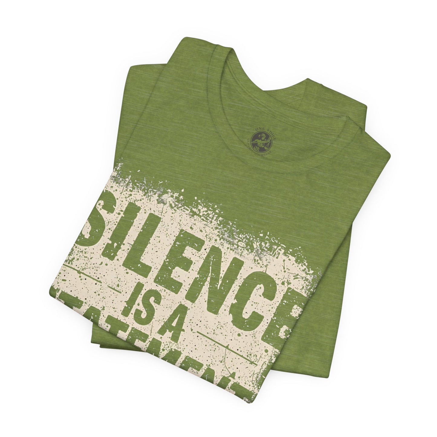 Silence is a Statement – Unisex Jersey Tee | Inspirational T-Shirt | Protest Shirt | Social Justice Apparel | Gift for Activists | Casual Wear