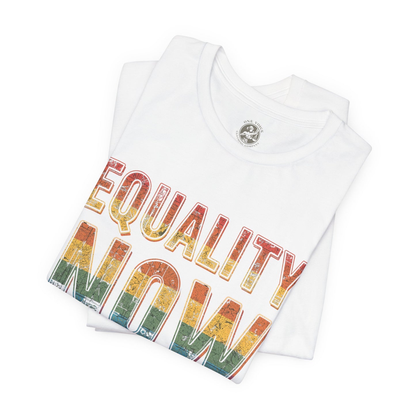 Equality Now – Unisex Jersey Tee | Trans Pride T-Shirt | LGBTQ+ Apparel | Equality Statement Shirt | Comfortable Casual Wear | Gift for Activists