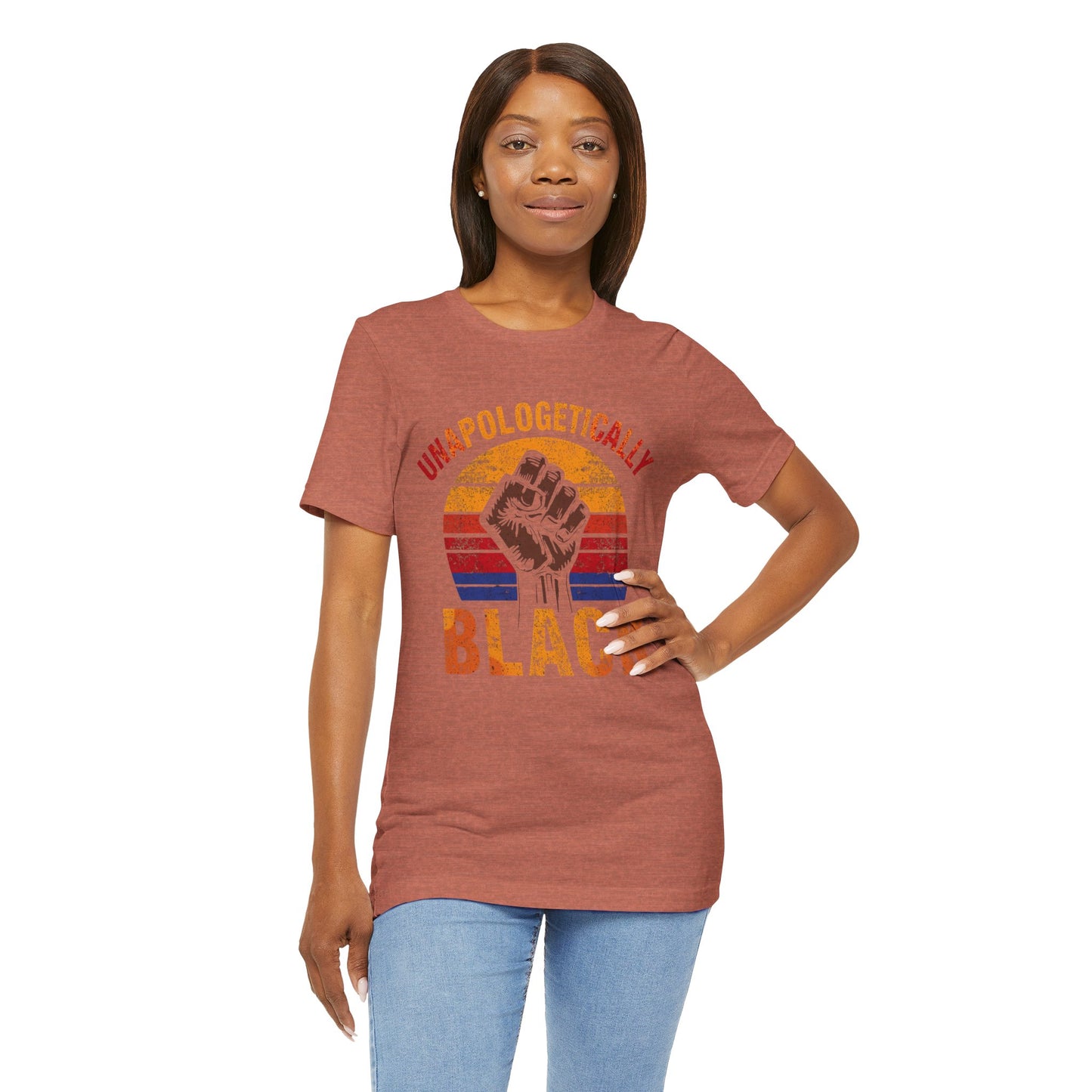 Unapologetically Black – Unisex Jersey Short Sleeve Tee | Racial Justice Shirt | Activism Apparel | Empowerment T-Shirt | Gift for Activists