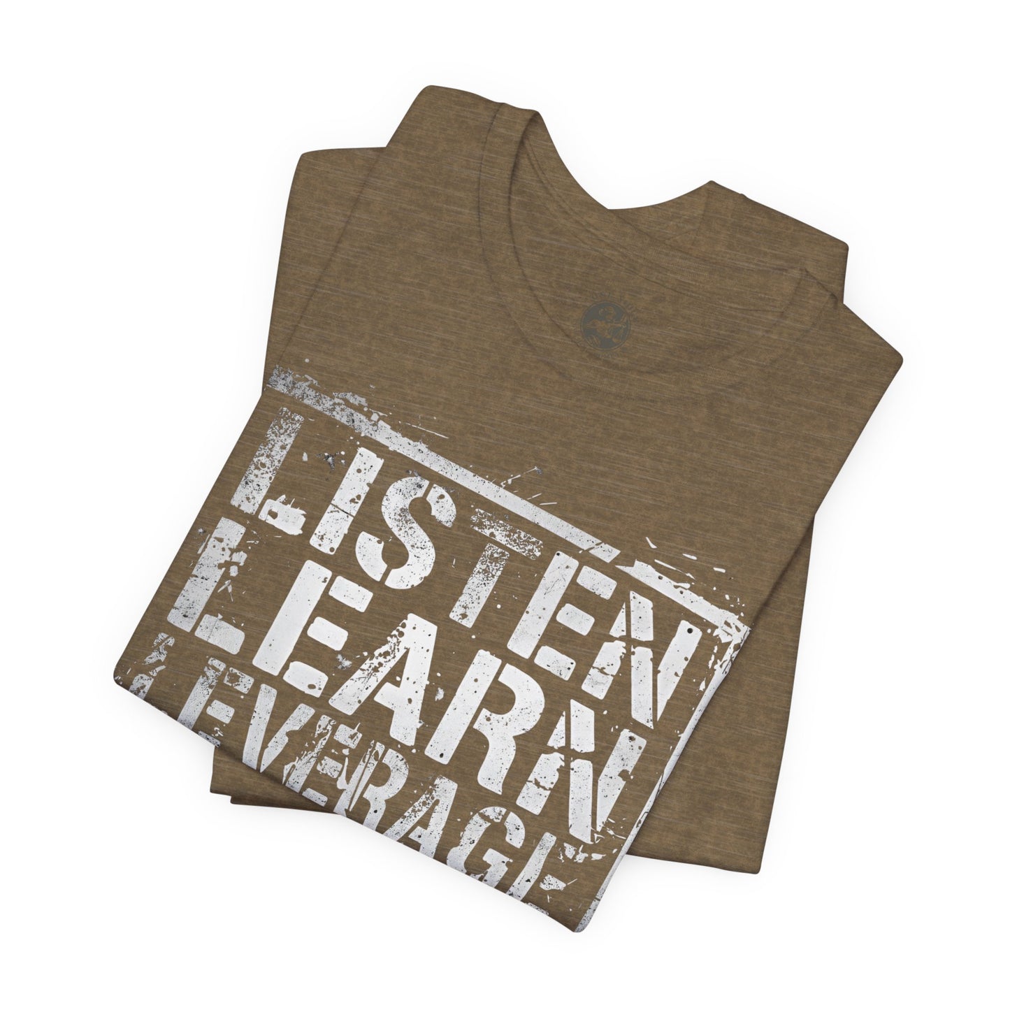 Listen, Learn Leverage Your Privilege for Good – Unisex Jersey Short Sleeve Shirt | Activism T-Shirt | Social Justice Apparel | Casual Wear | Gift for Advocates