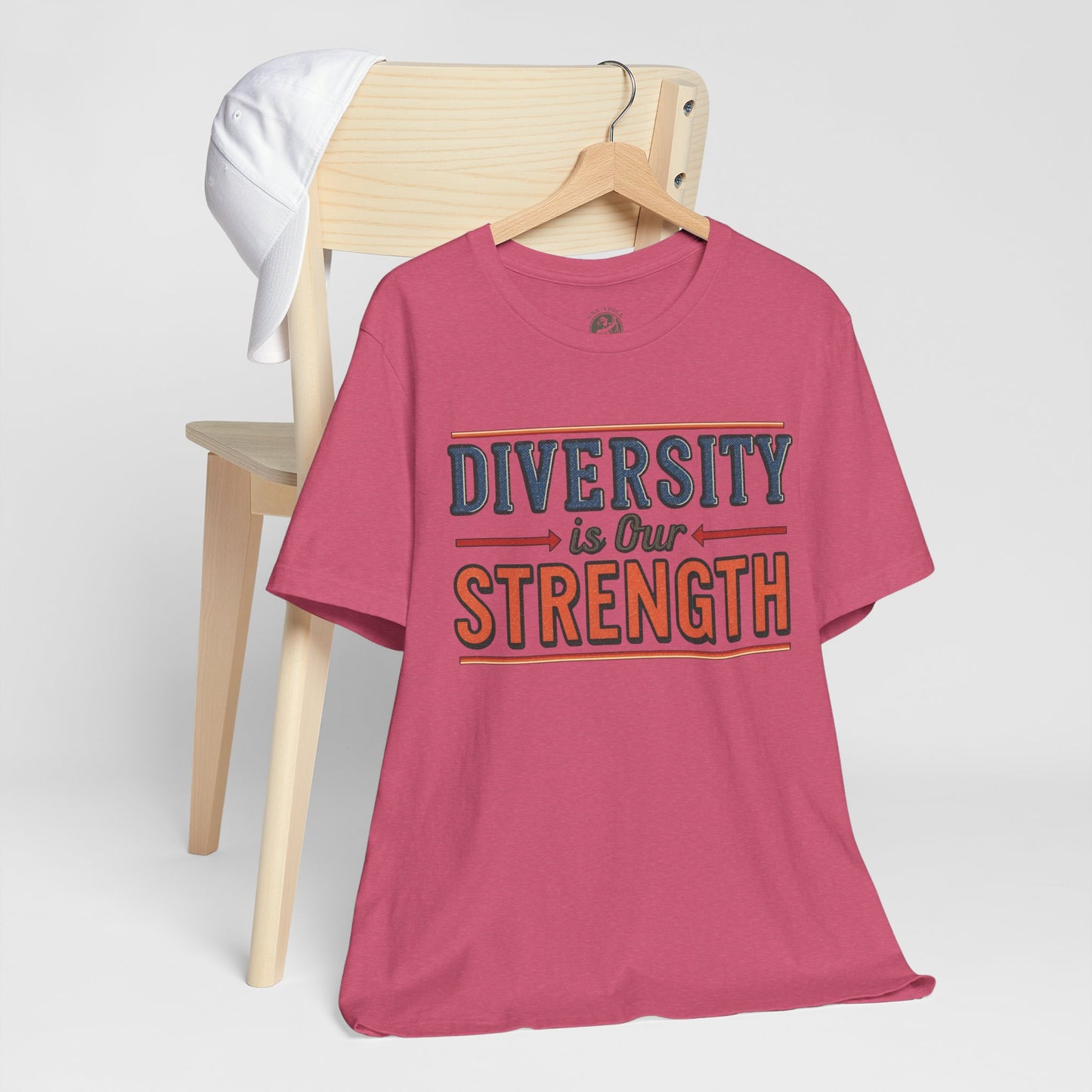 Diversity is Our Strength – Unisex T-Shirt | Equality Message Short Sleeve Tee | Pride Event Shirt | Casual Wear | Gifts for Friends & Allies